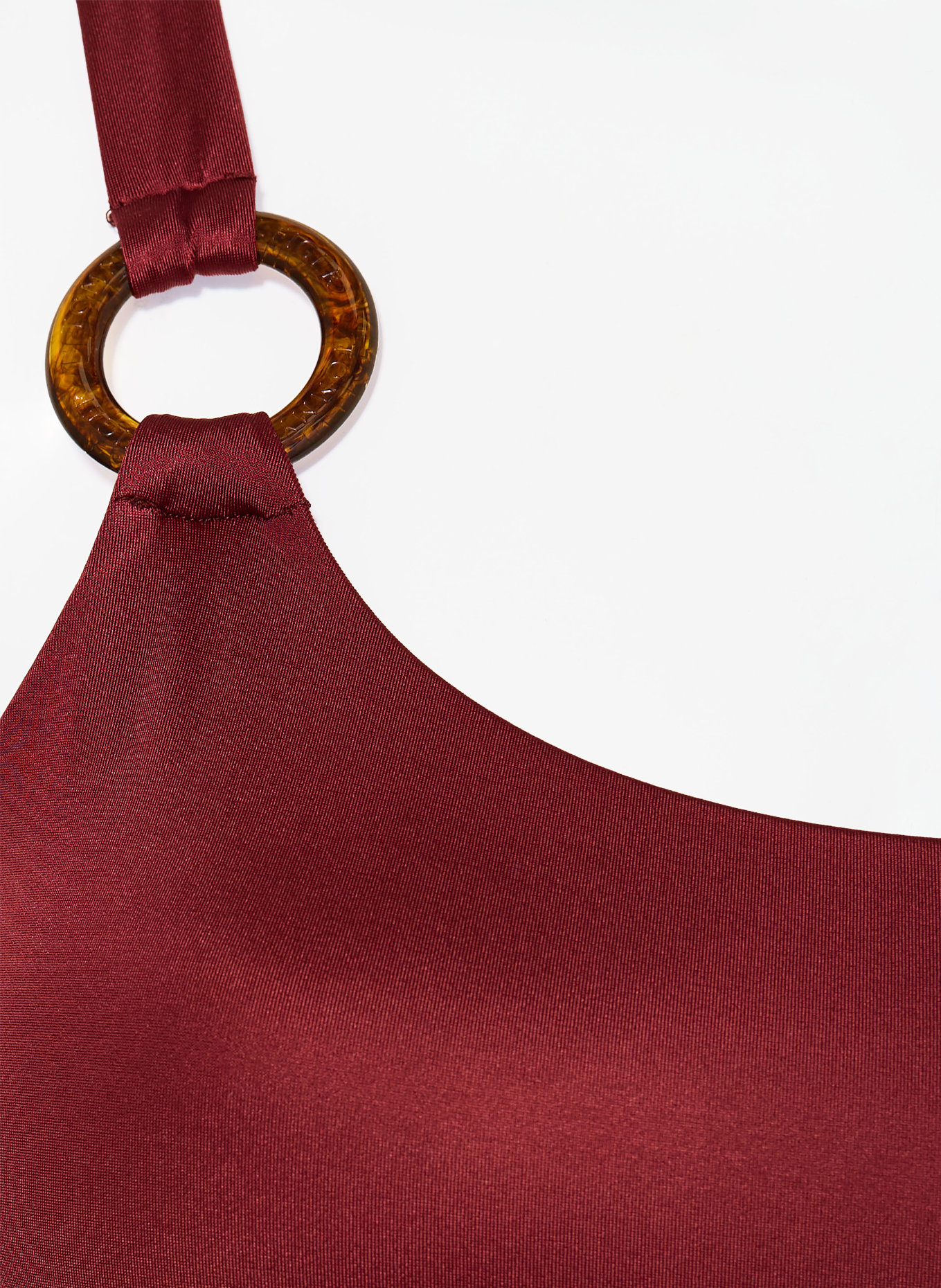 TOMMY HILFIGER maillot de bain: ROUGE FONCÉ