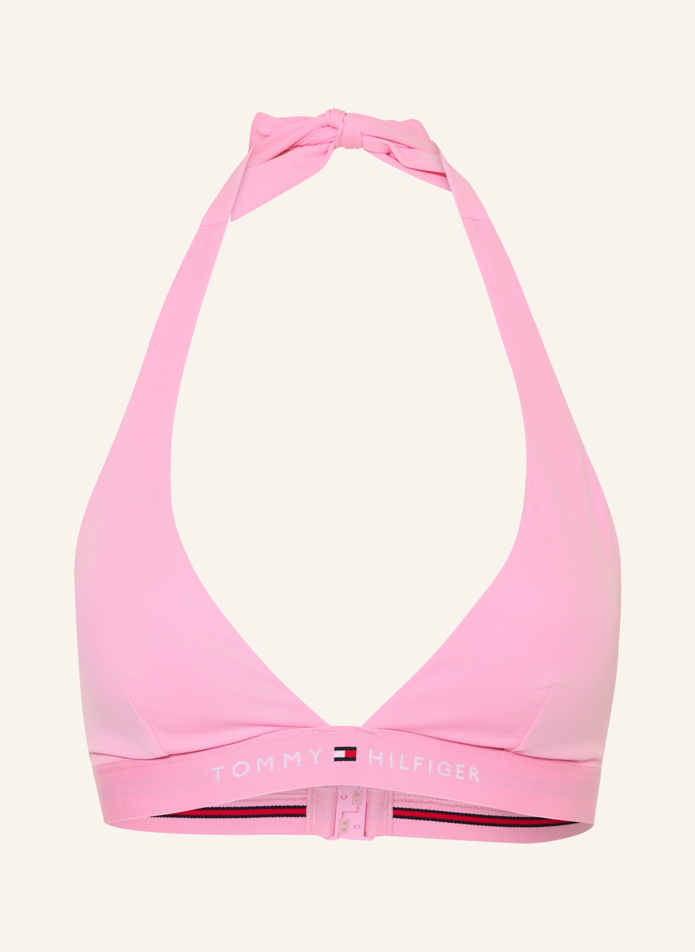 TOMMY HILFIGER Górna część bikini z wiązaniem na szyi: RÓŻOWY