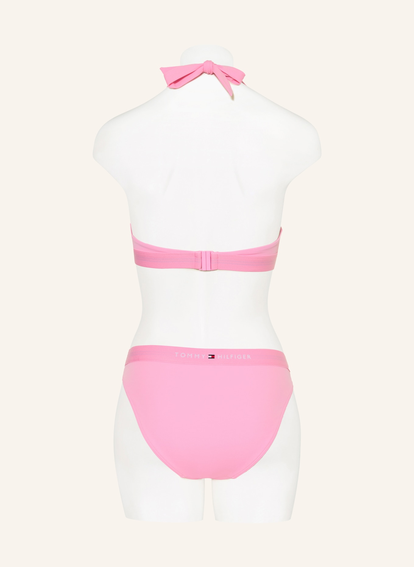 TOMMY HILFIGER Górna część bikini z wiązaniem na szyi: RÓŻOWY