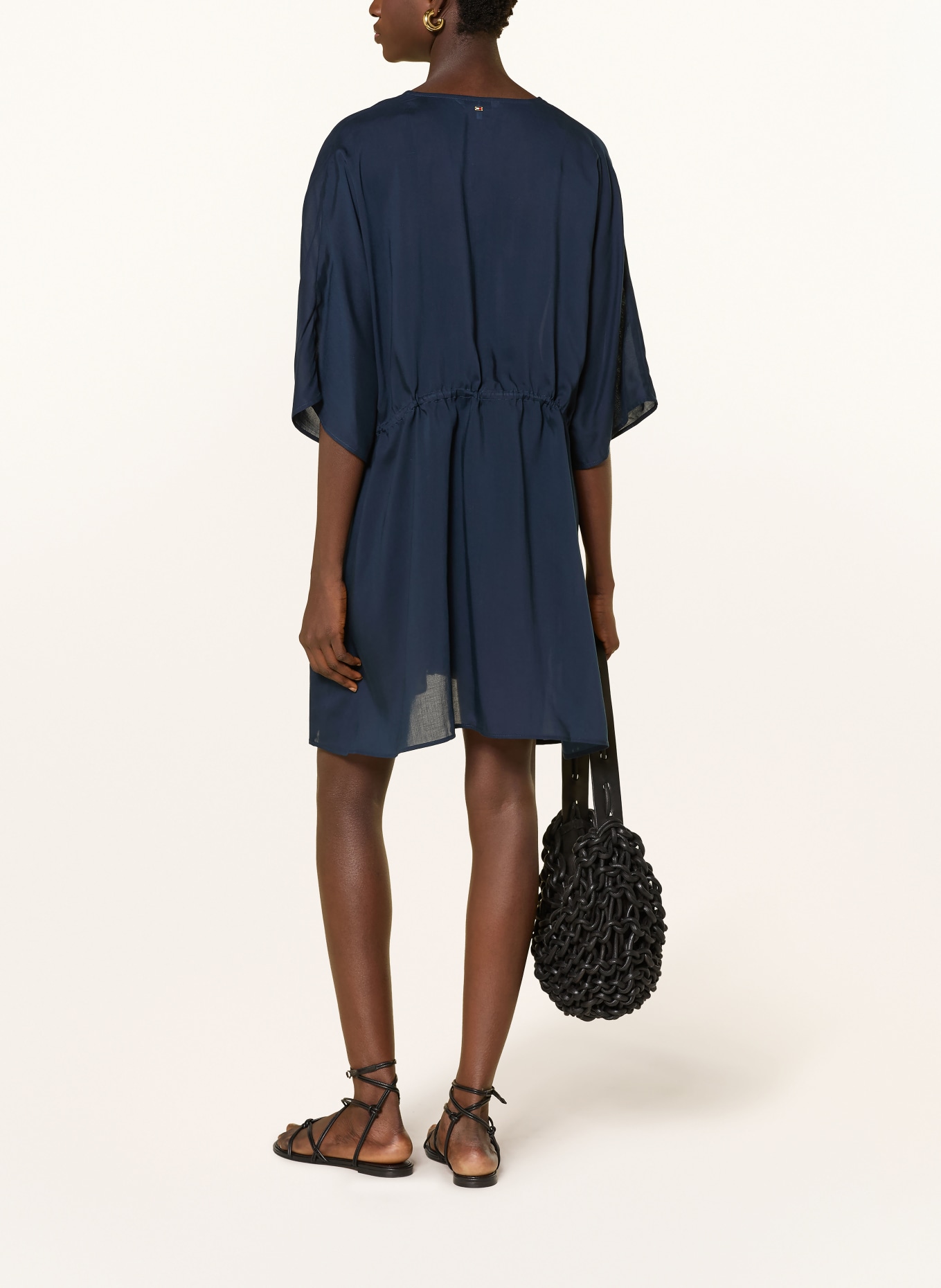 TOMMY HILFIGER Kaftan: DUNKELBLAU