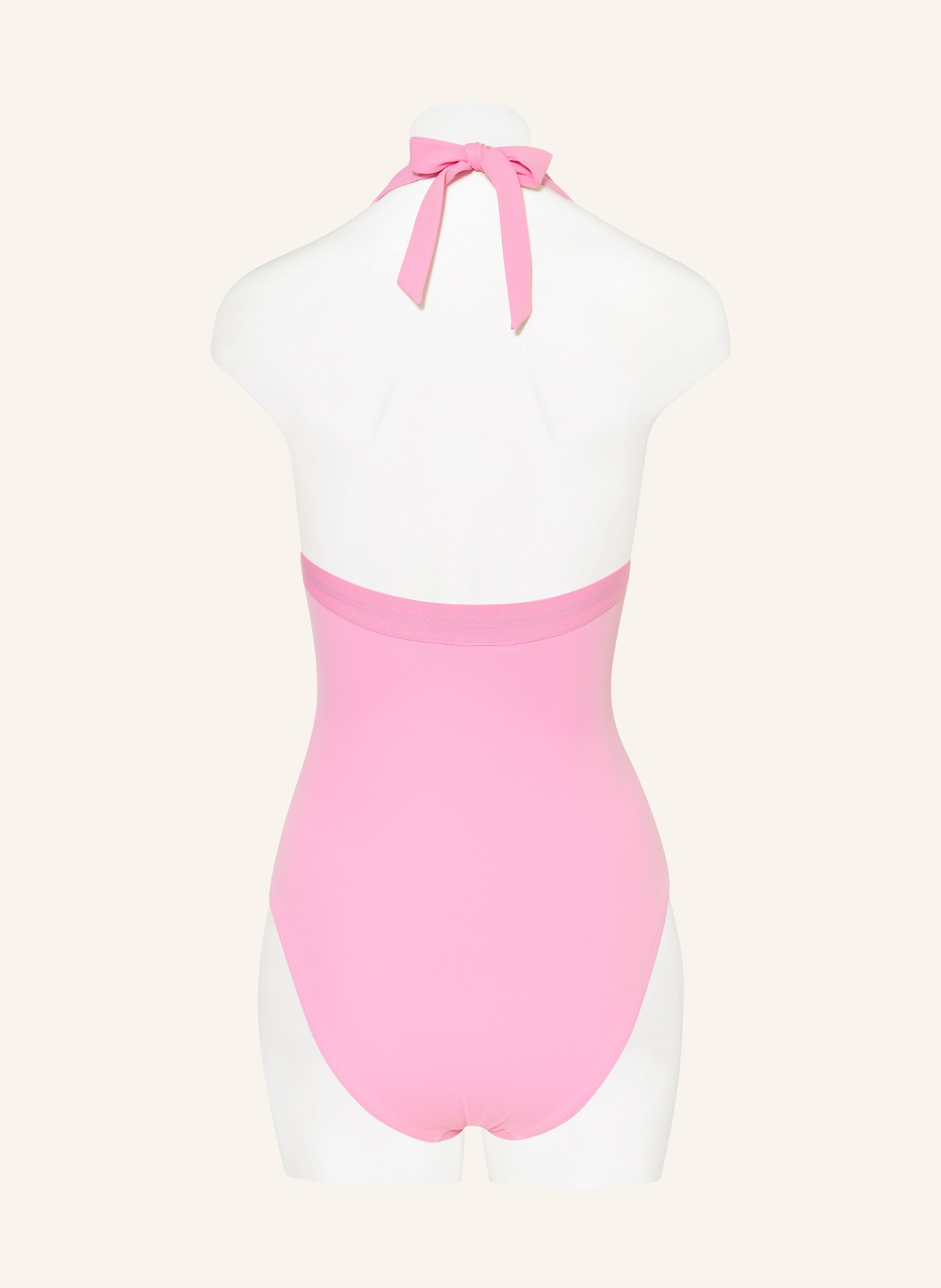 TOMMY HILFIGER Strój kąpielowy z wiązaniem na szyi: RÓŻOWY