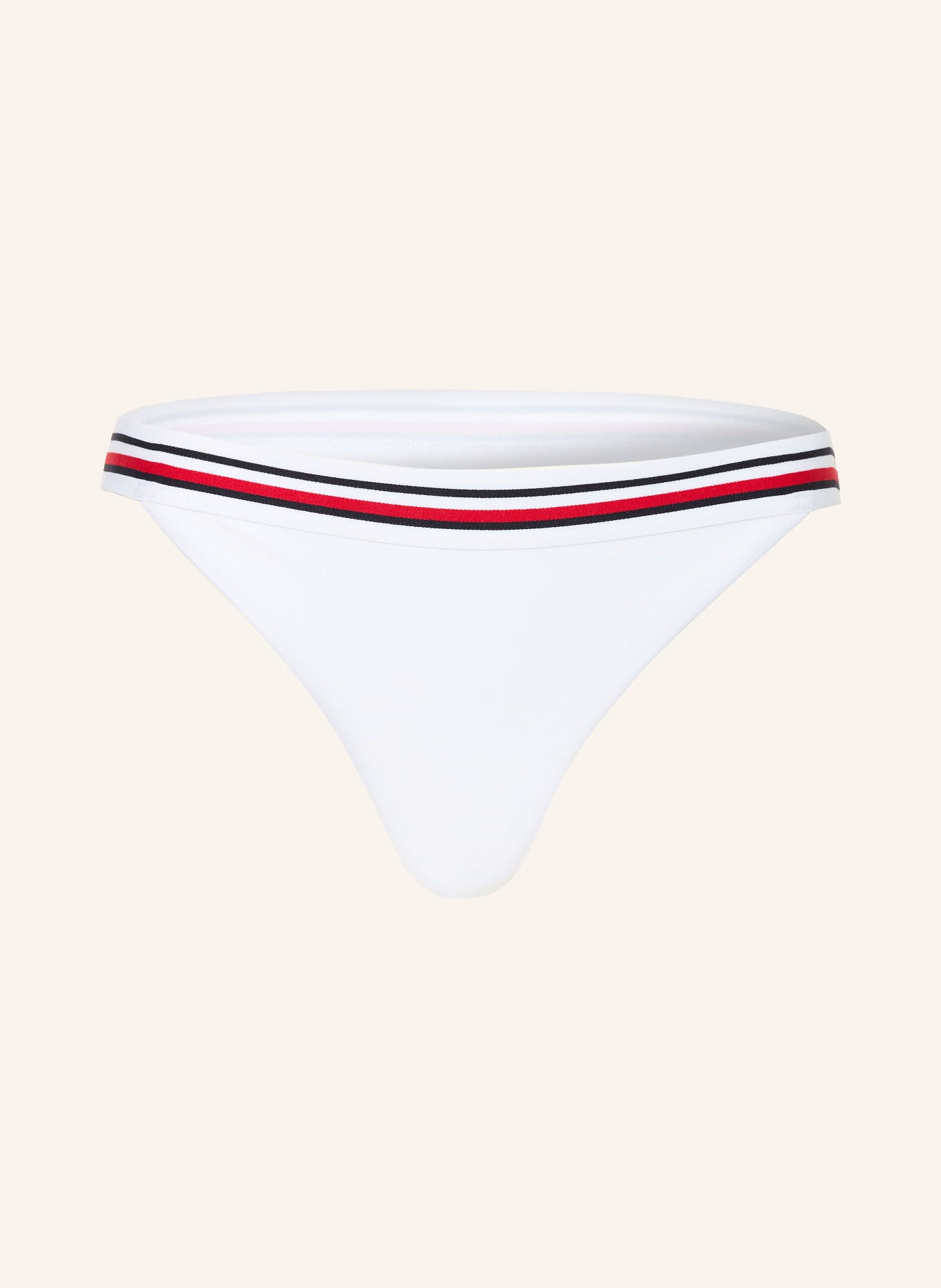 TOMMY HILFIGER Bas de bikini basique: BLANC / ROUGE / BLEU FONCÉ