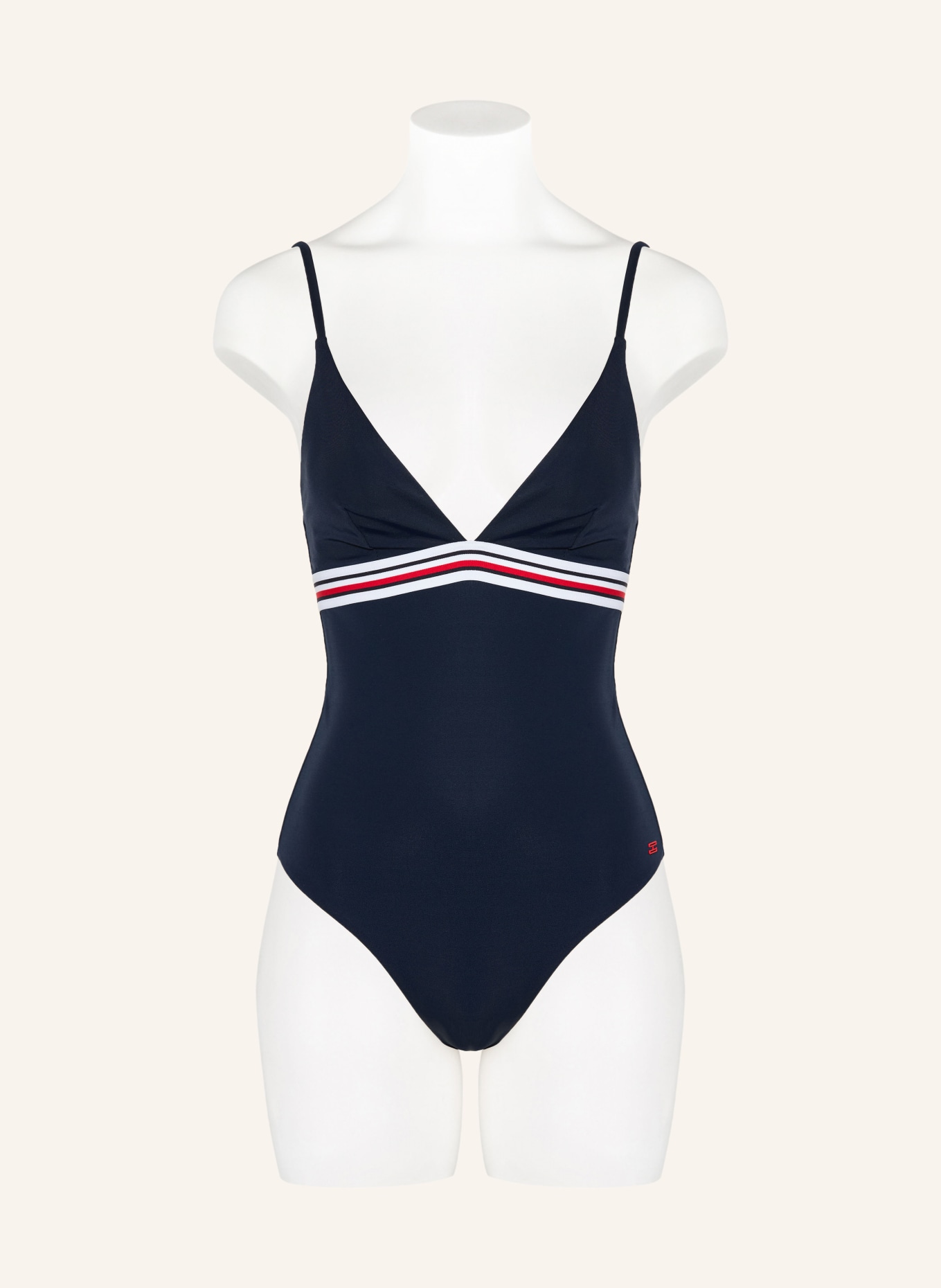 TOMMY HILFIGER maillot de bain: BLEU FONCÉ / ROUGE / BLANC