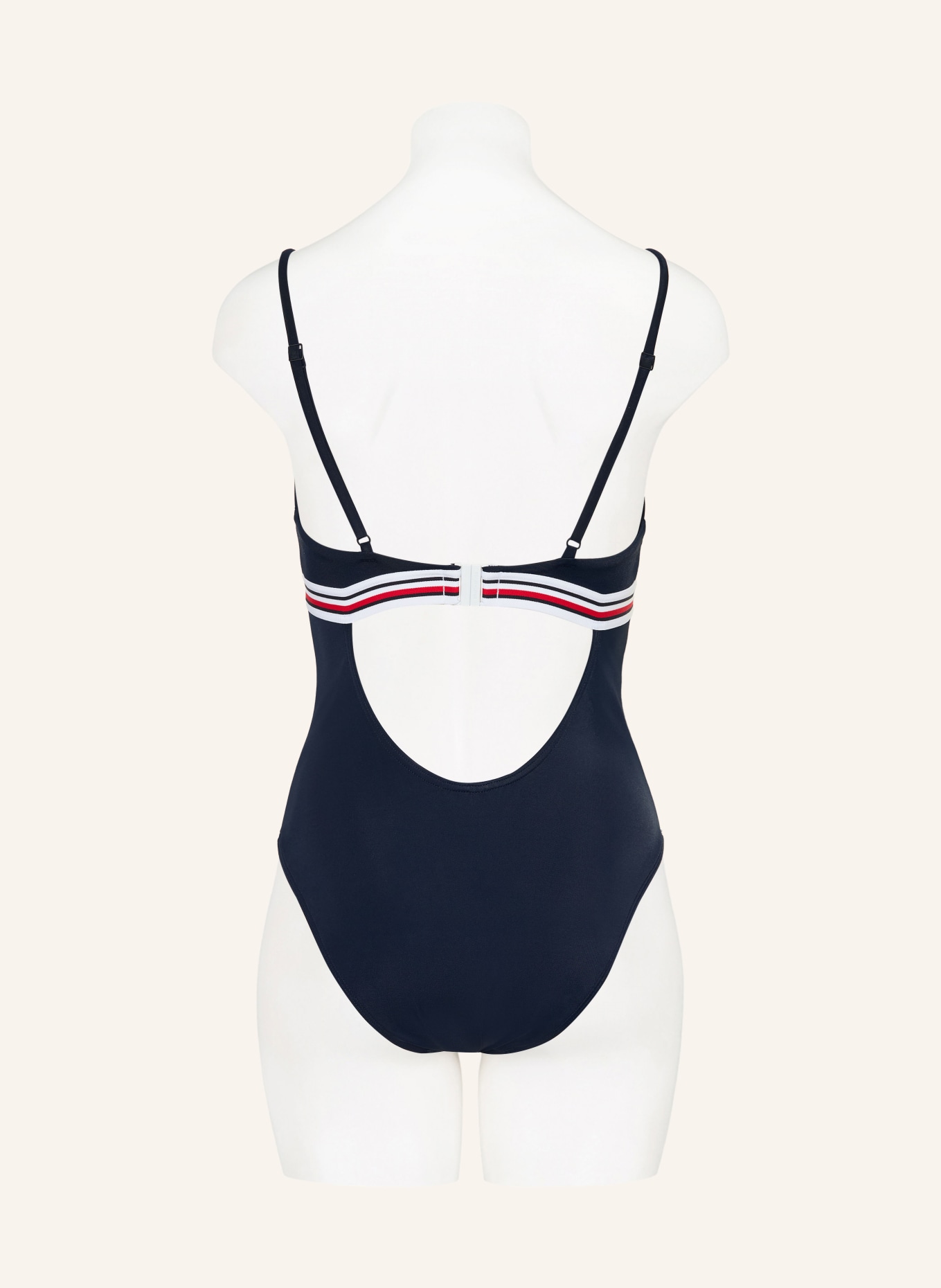 TOMMY HILFIGER maillot de bain: BLEU FONCÉ / ROUGE / BLANC
