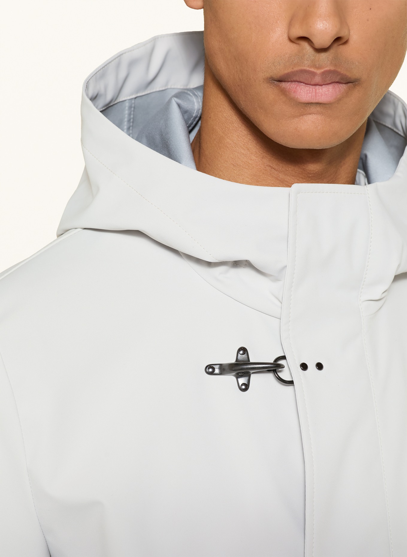 Fay jacket: LIGHT GRAY