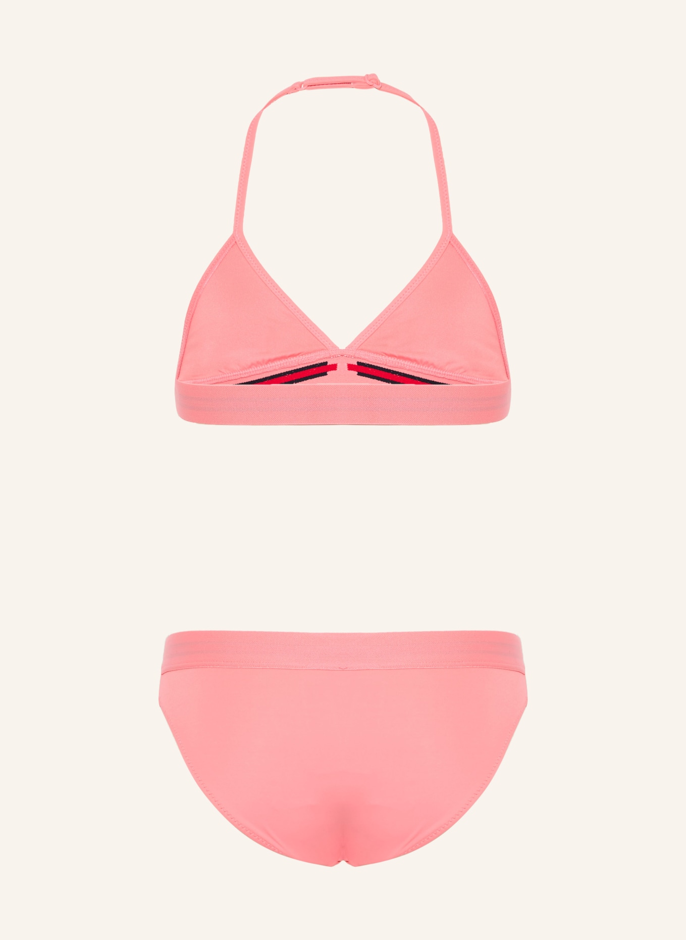 TOMMY HILFIGER Triangel-Bikini: HELLROT