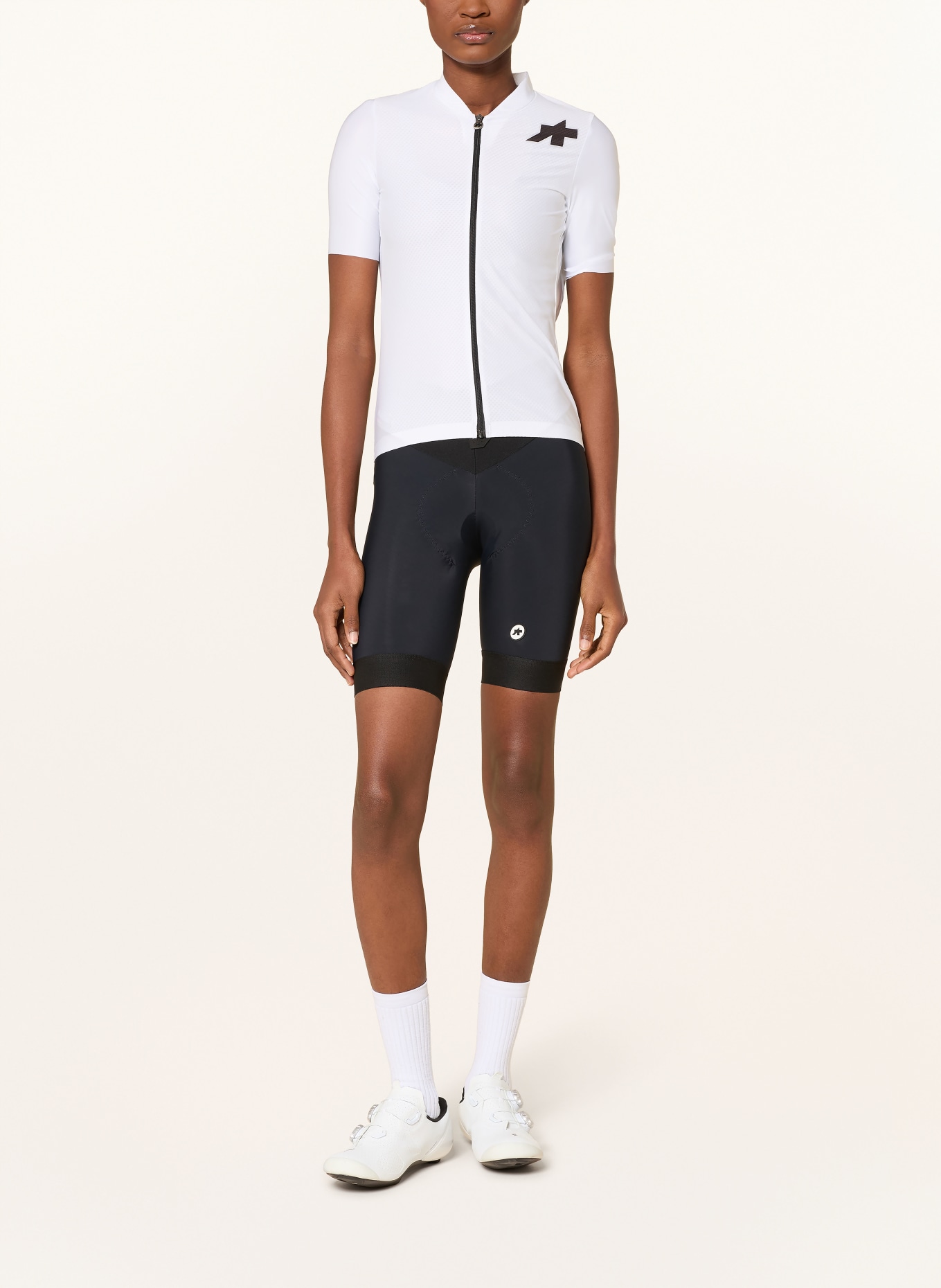 ASSOS Radtrikot UMA GT S11 EVO: WEISS / SCHWARZ