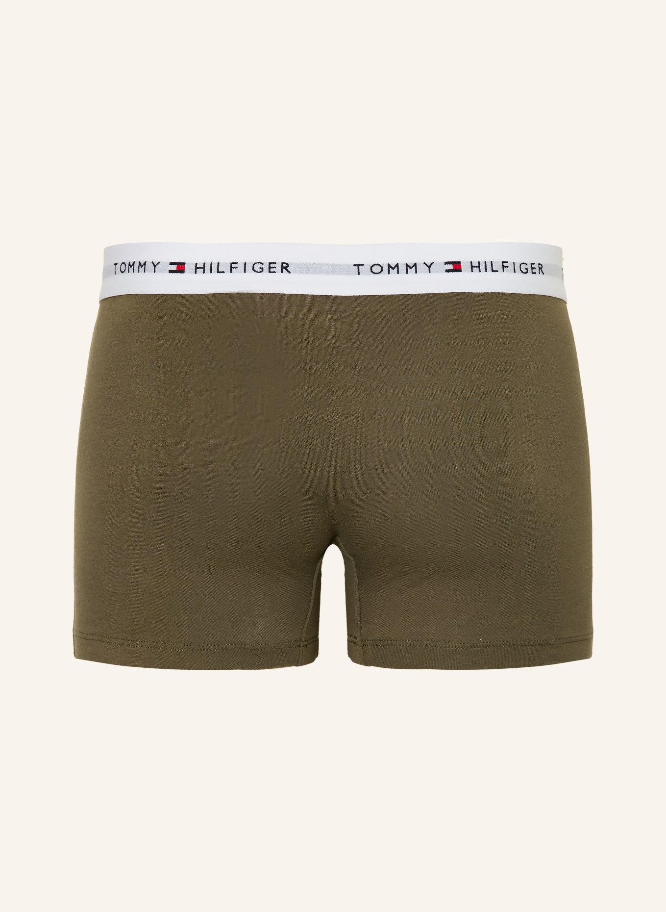 TOMMY HILFIGER Lot de 3 boxers: BLEU FONCÉ / KAKI / BLEU