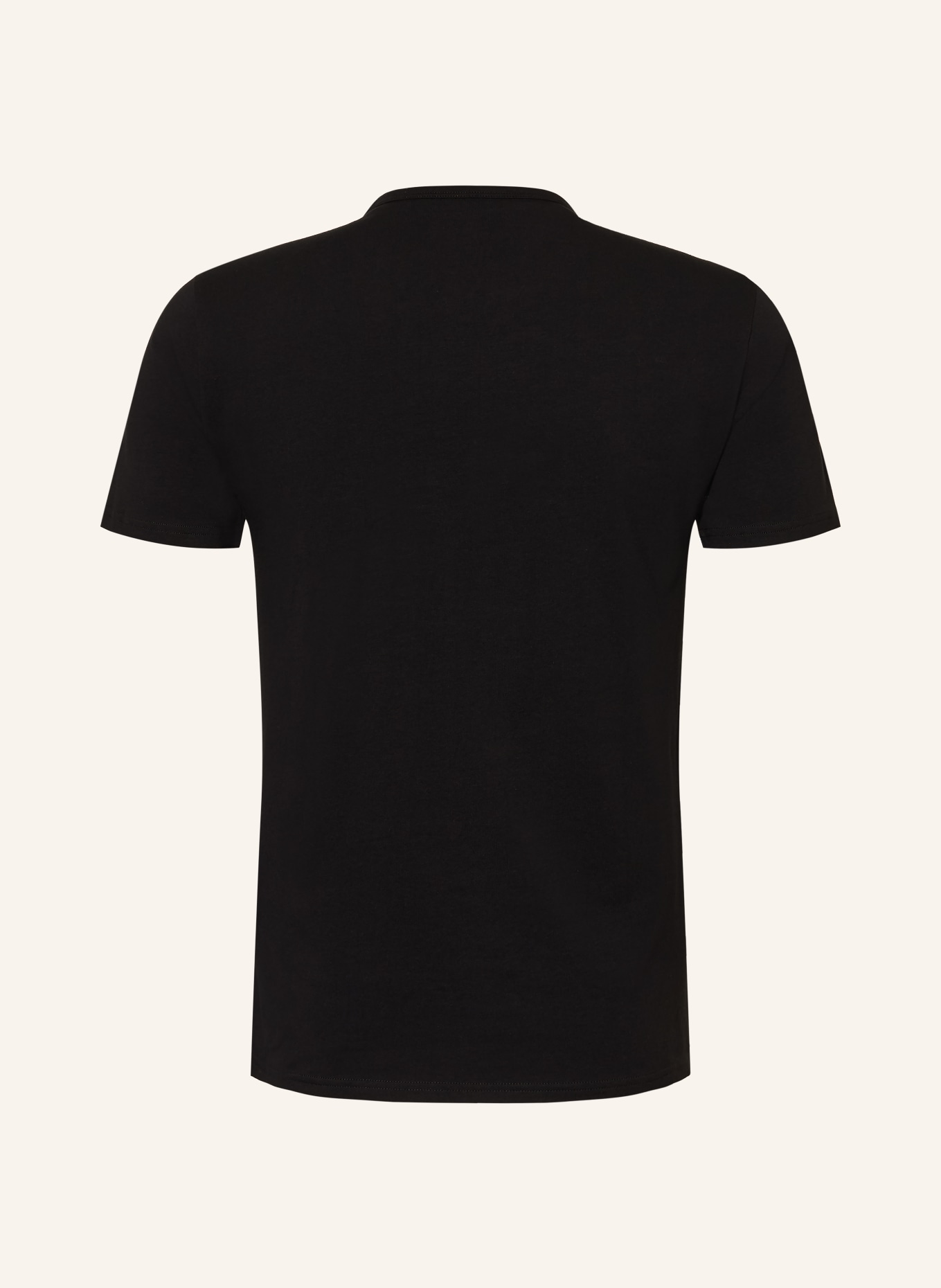 TOMMY HILFIGER 3er-Pack V-Shirts: SCHWARZ