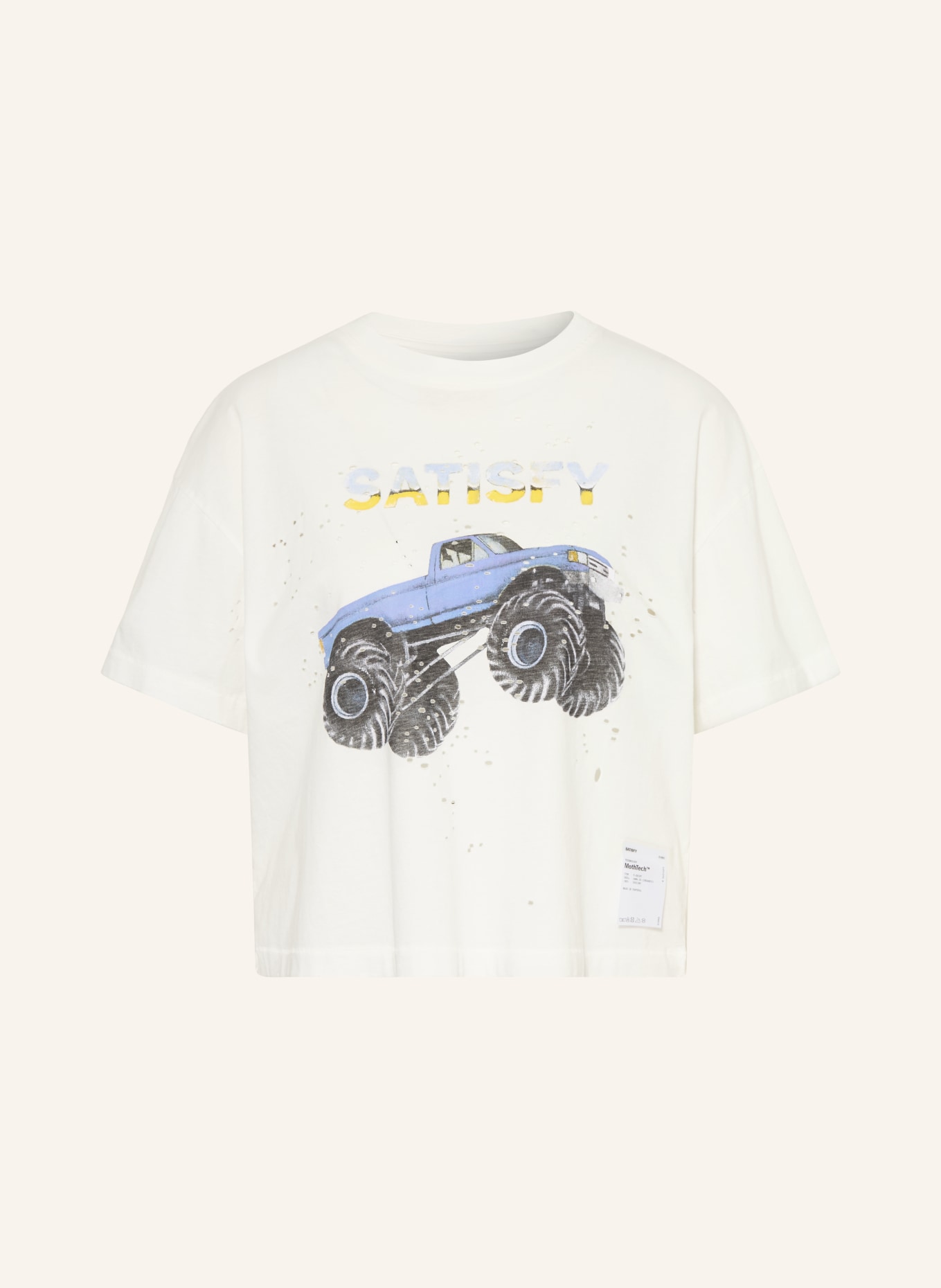 SATISFY MOTHTECH™ running shirt: WHITE