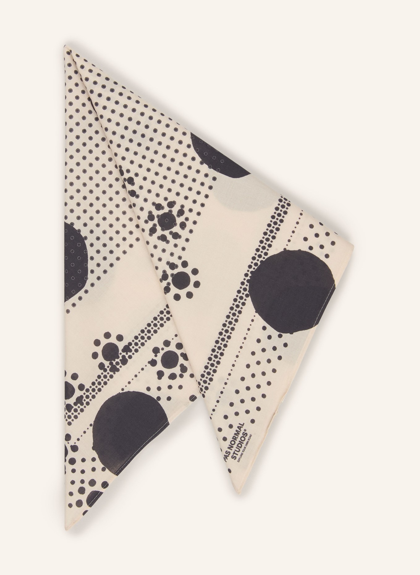 PAS NORMAL STUDIOS Tissu OFF-RACE: BEIGE / NOIR