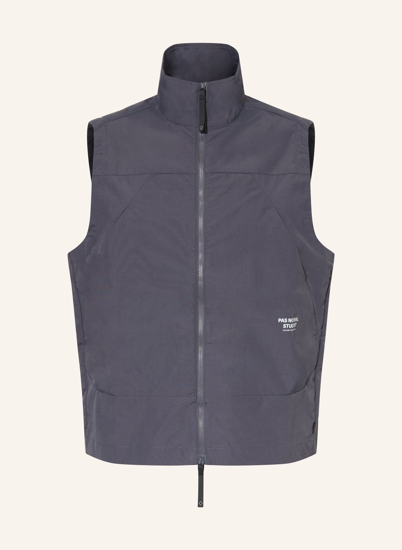 PAS NORMAL STUDIOS Gilet OFF-RACE: GRIS FONCÉ
