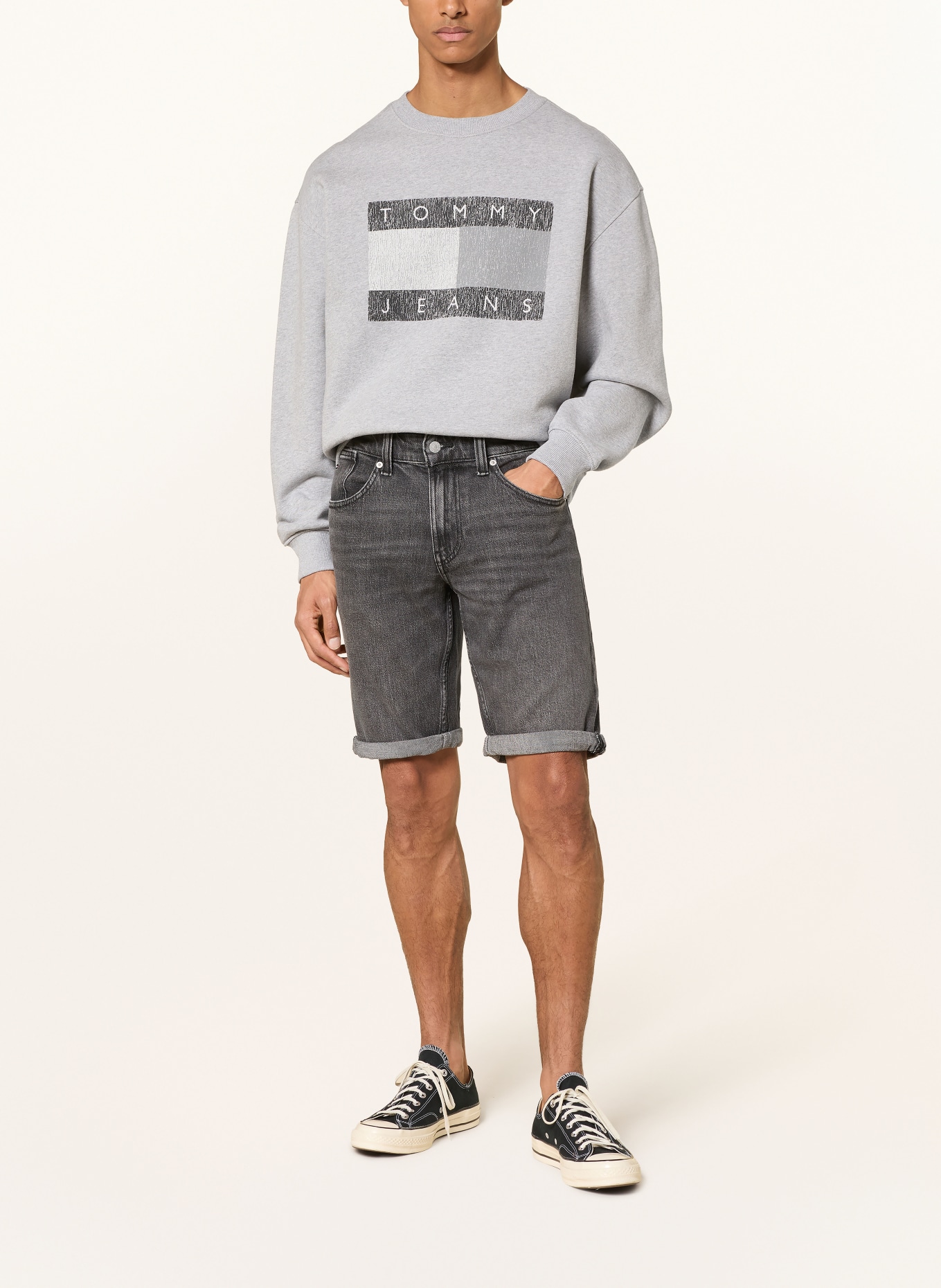 TOMMY JEANS Jeansshorts RONNIE Slim Fit: 1BZ Denim Black