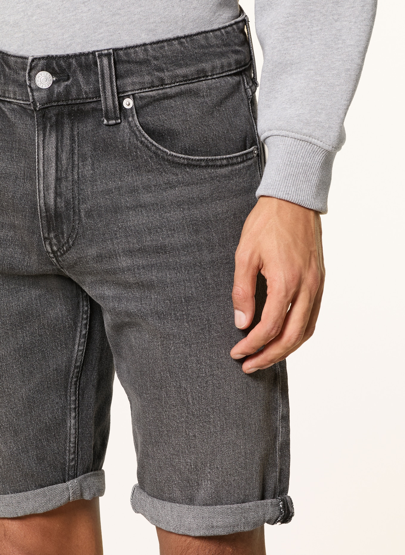 TOMMY JEANS Jeansshorts RONNIE Slim Fit: 1BZ Denim Black