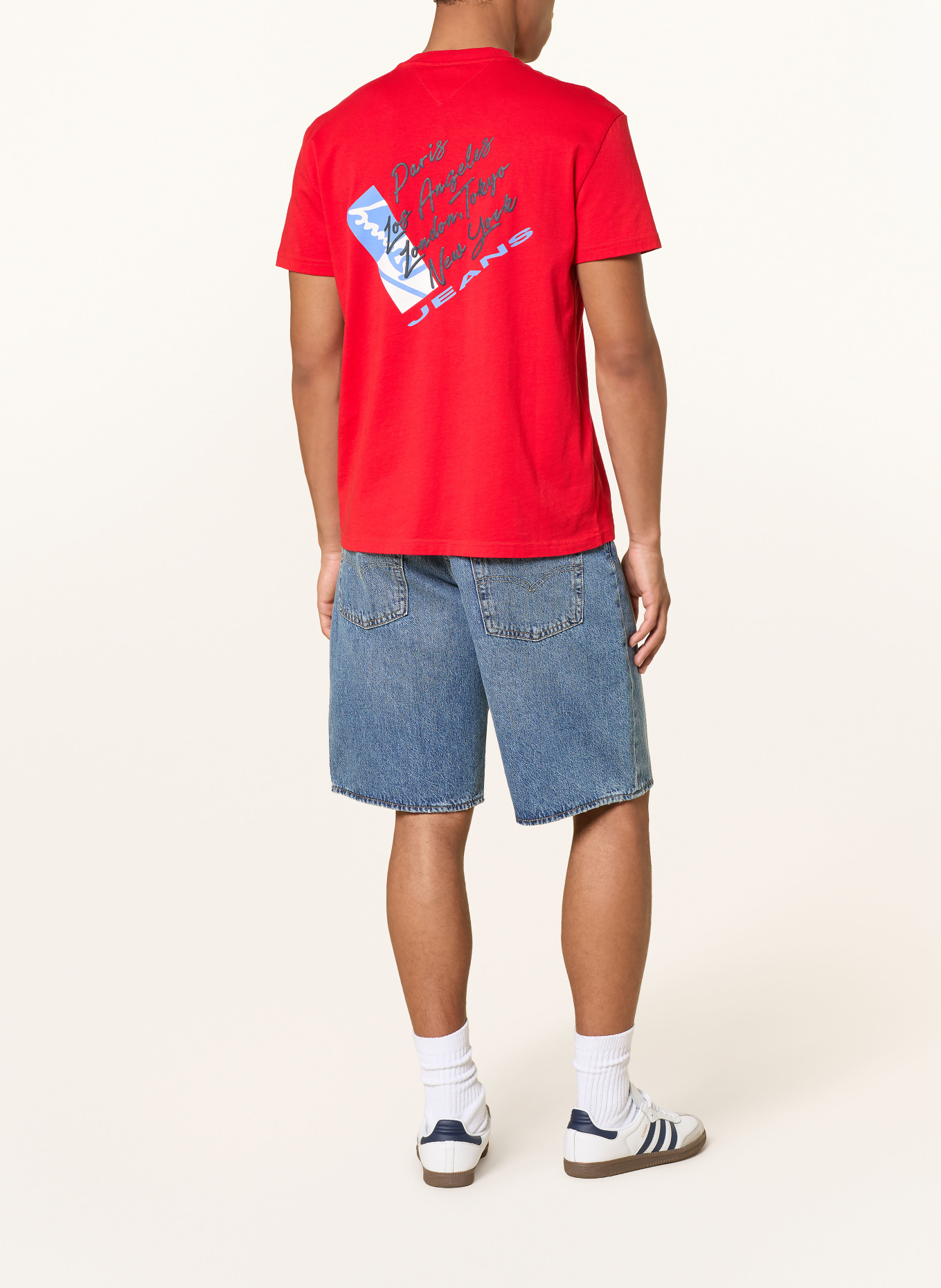 TOMMY JEANS T-Shirt: ROT