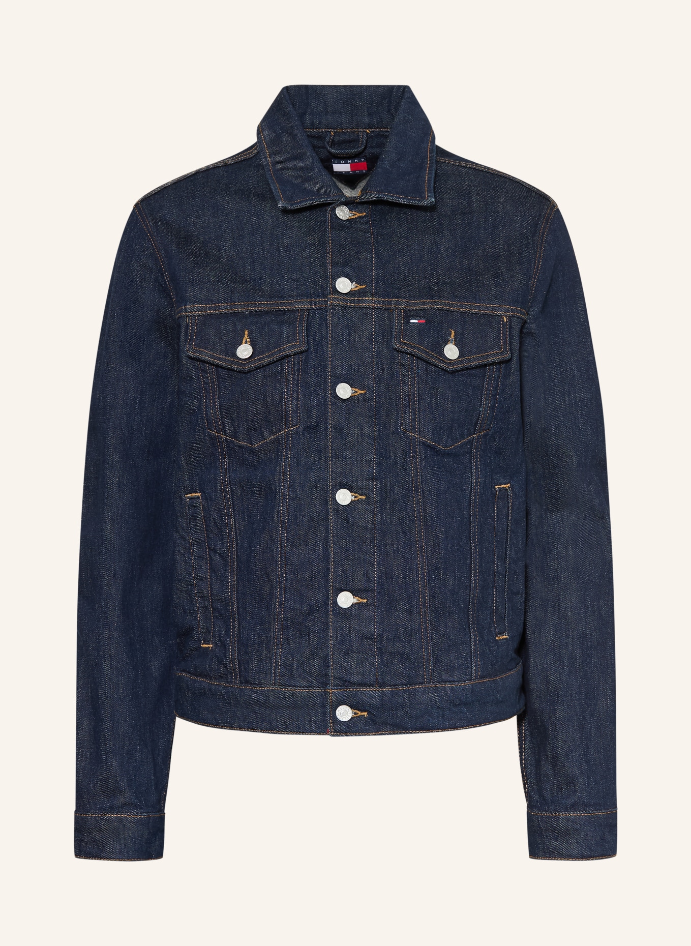 TOMMY JEANS RYAN denim jacket: 1BK Denim Dark