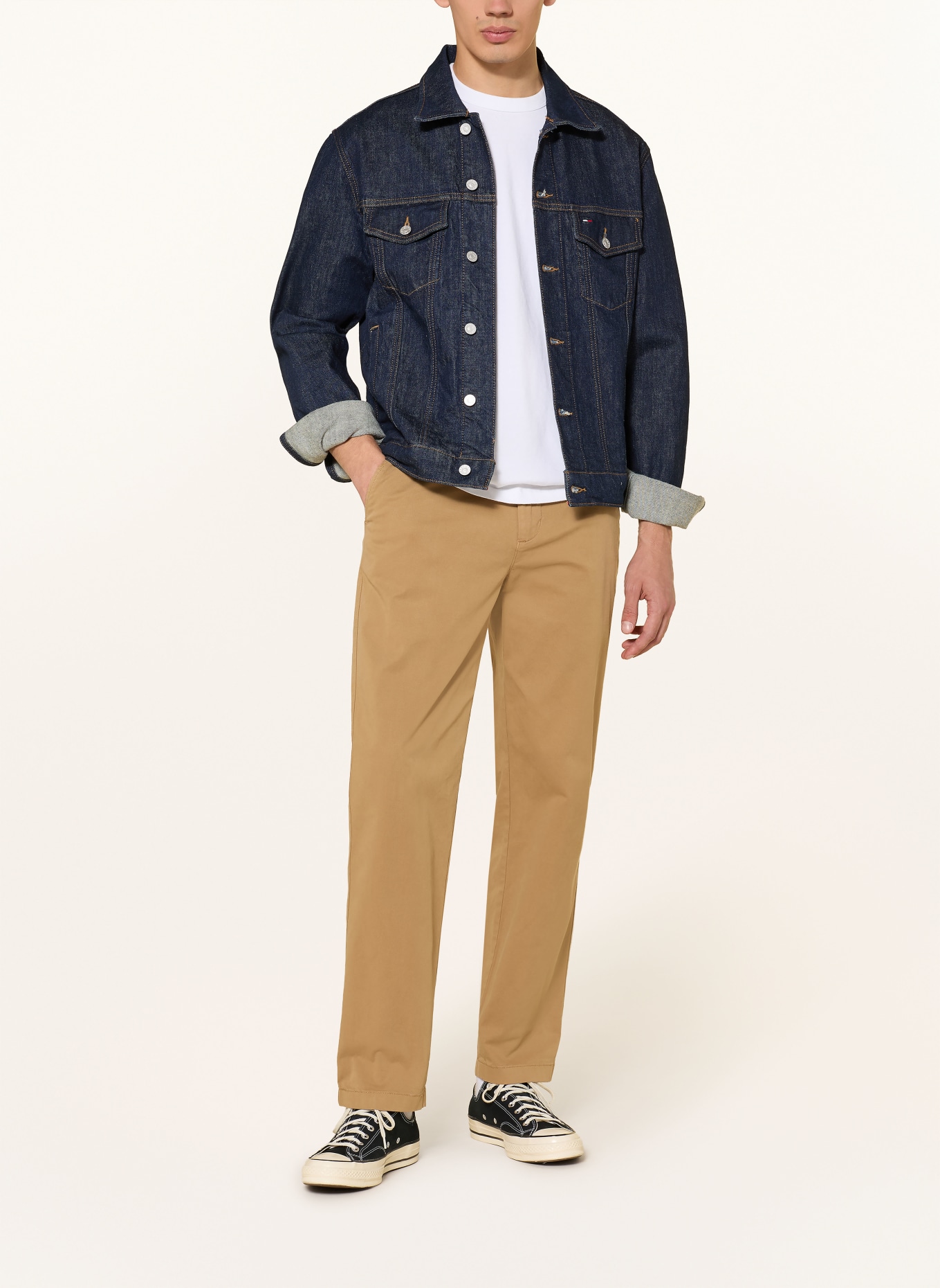 TOMMY JEANS RYAN denim jacket: 1BK Denim Dark