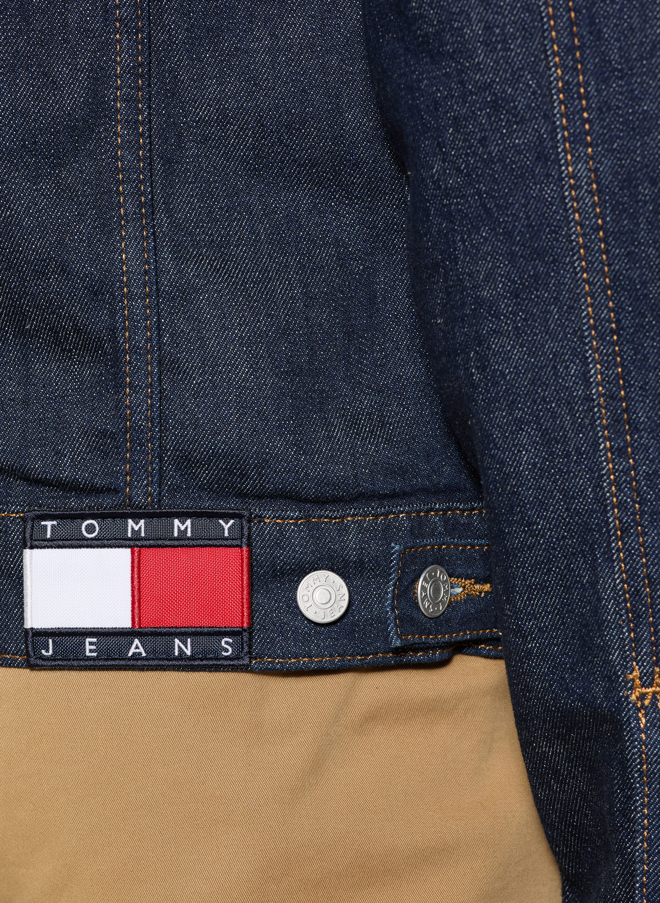 TOMMY JEANS RYAN denim jacket: 1BK Denim Dark