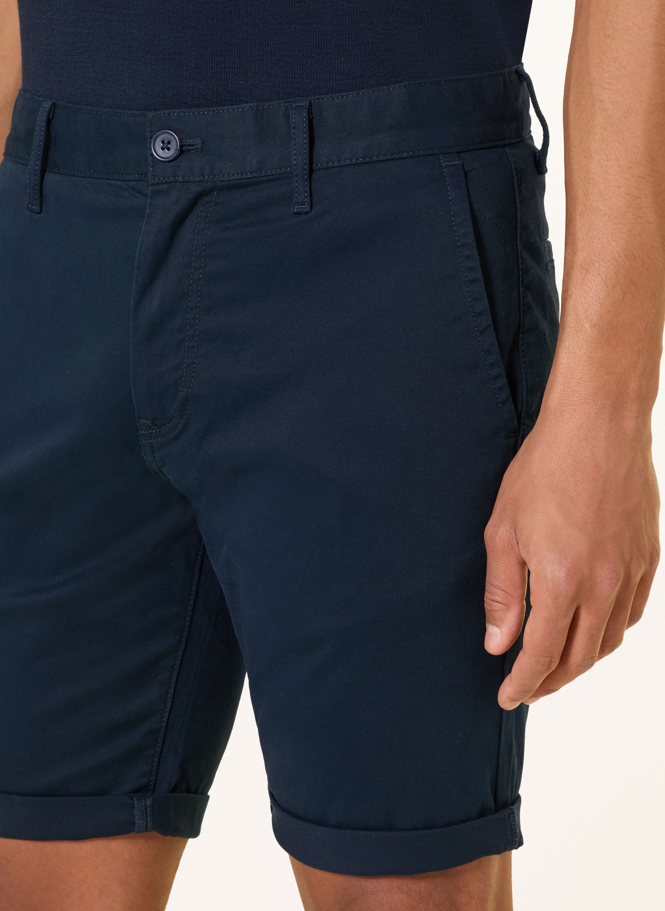 TOMMY JEANS korte broek: DONKERBLAUW