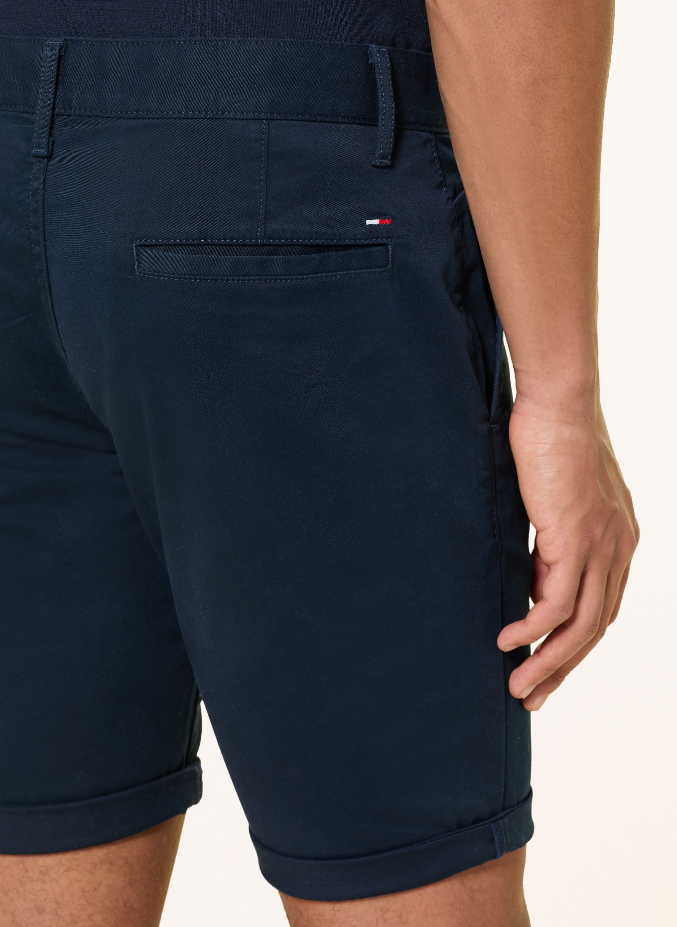 TOMMY JEANS korte broek: DONKERBLAUW