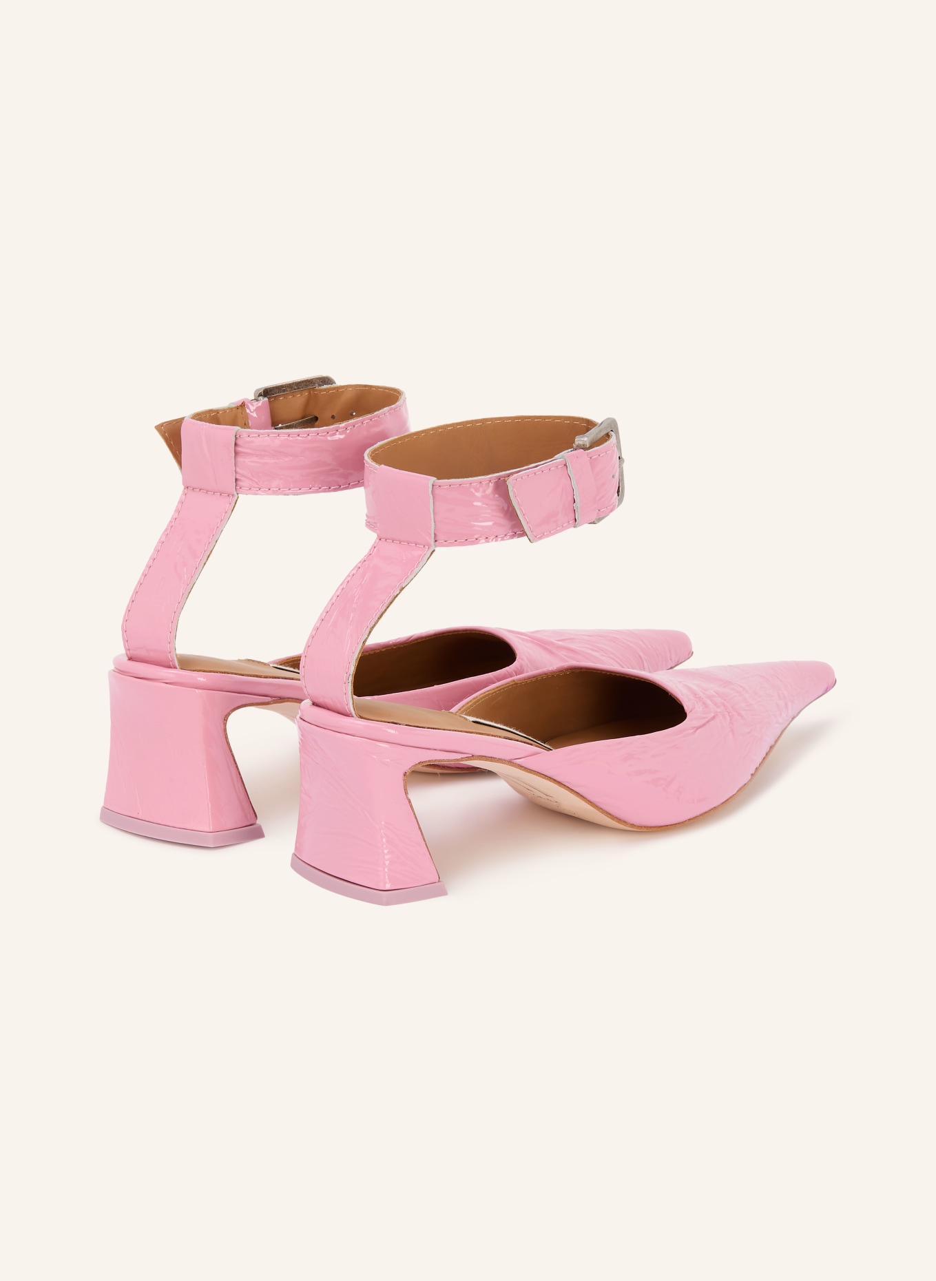 MIISTA Patent Leather Pumps QORI: PINK