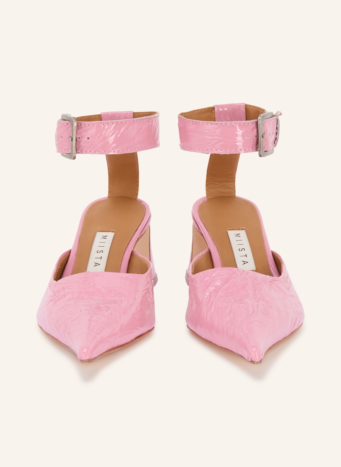 MIISTA Patent Leather Pumps QORI: PINK