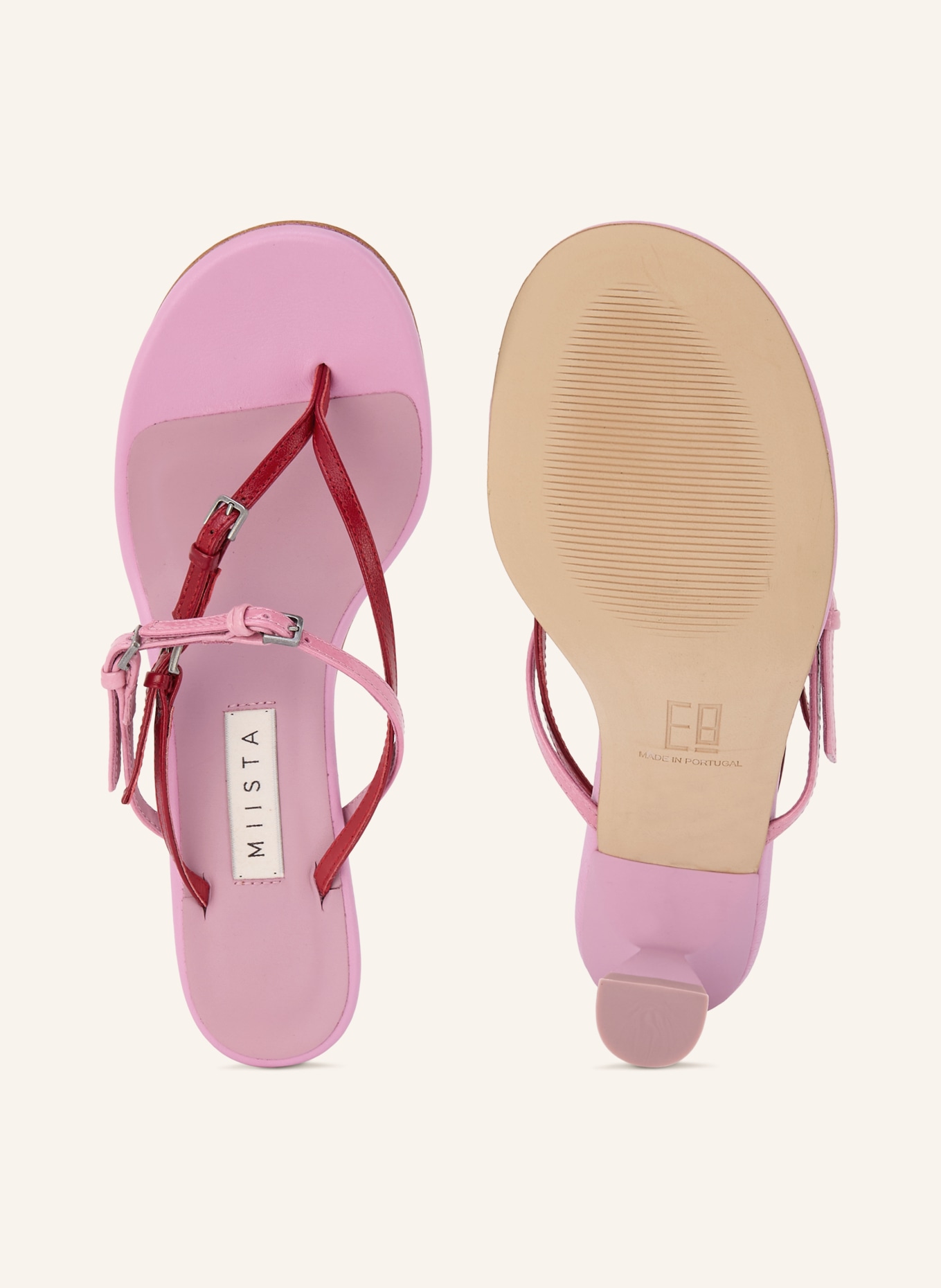 MIISTA Tussenscheiders ABISAI: ROZE / ROOD