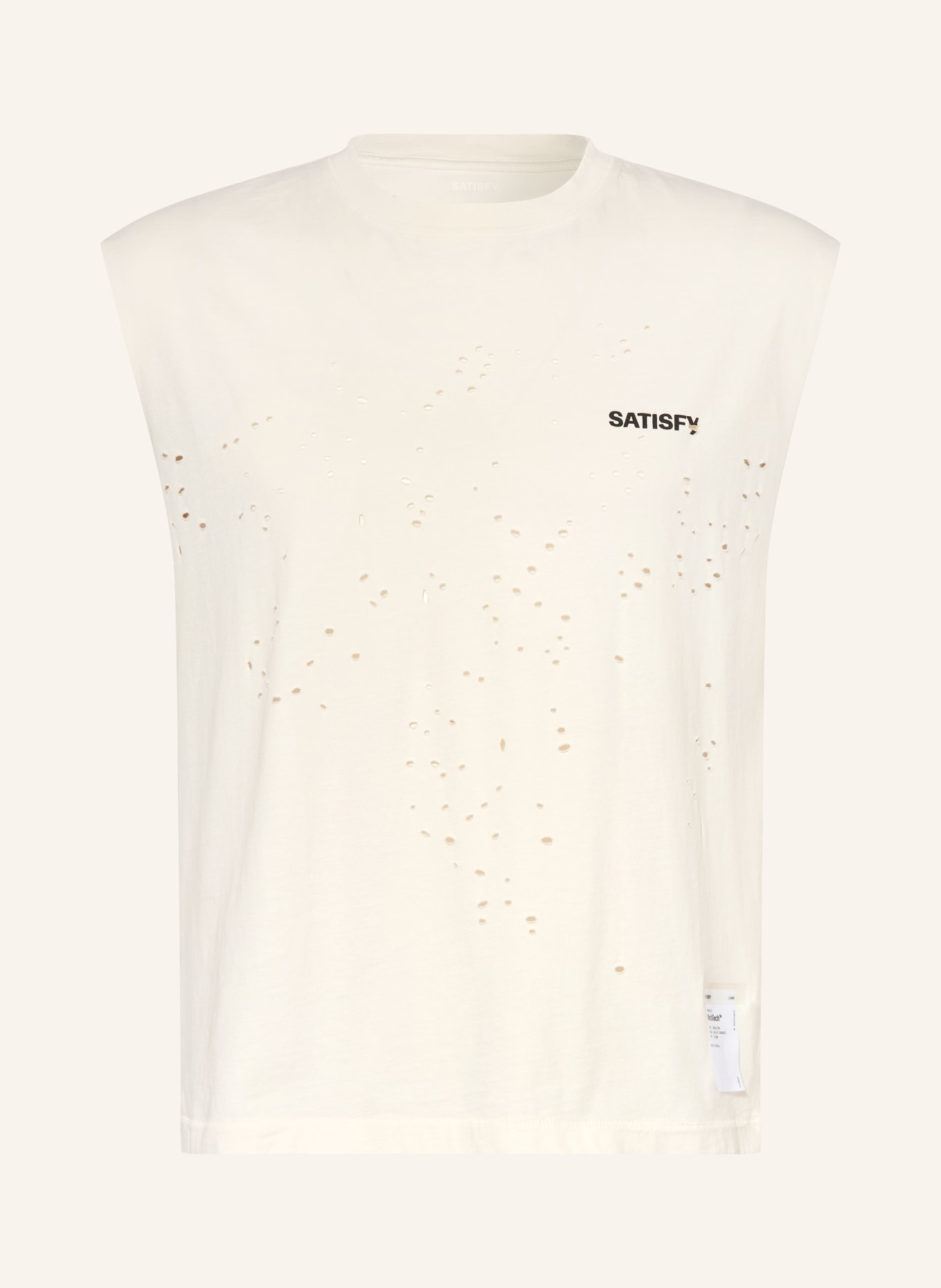 SATISFY Hardloopshirt MOTHTECH™: ECRU