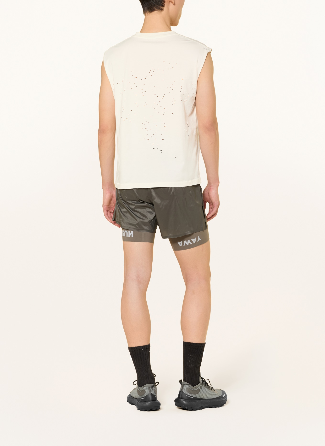 SATISFY Hardloopshirt MOTHTECH™: ECRU