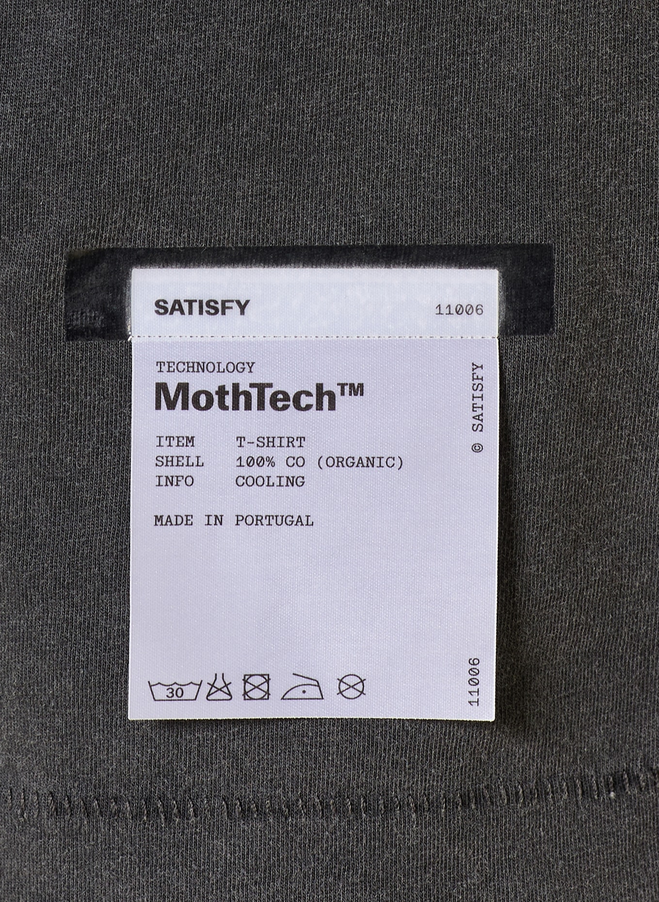 SATISFY Hardloopshirt MOTHTECH: ZWART
