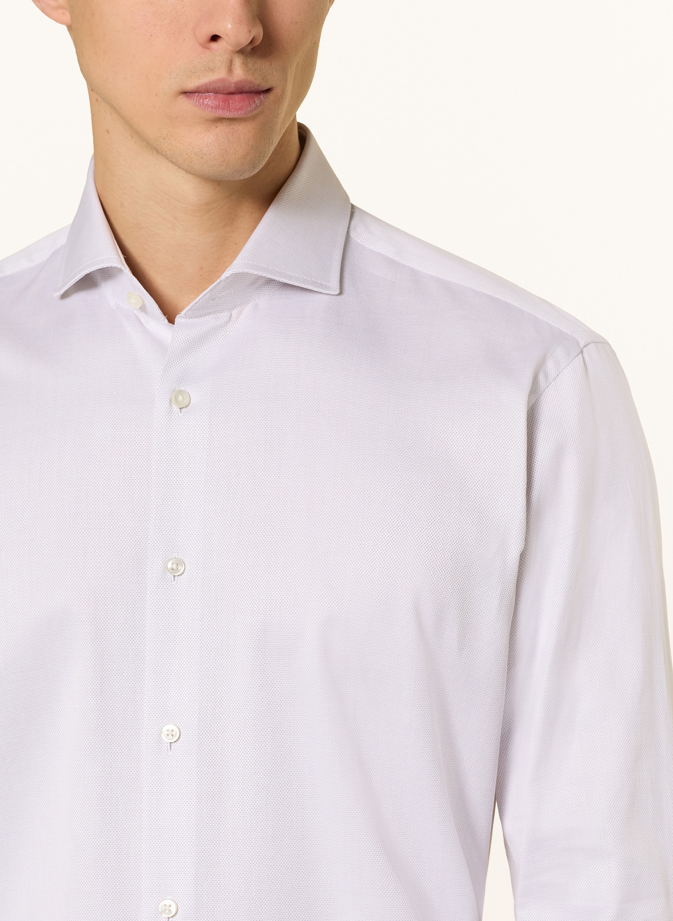 BOSS Chemise JOE coupe classique: GRIS CLAIR