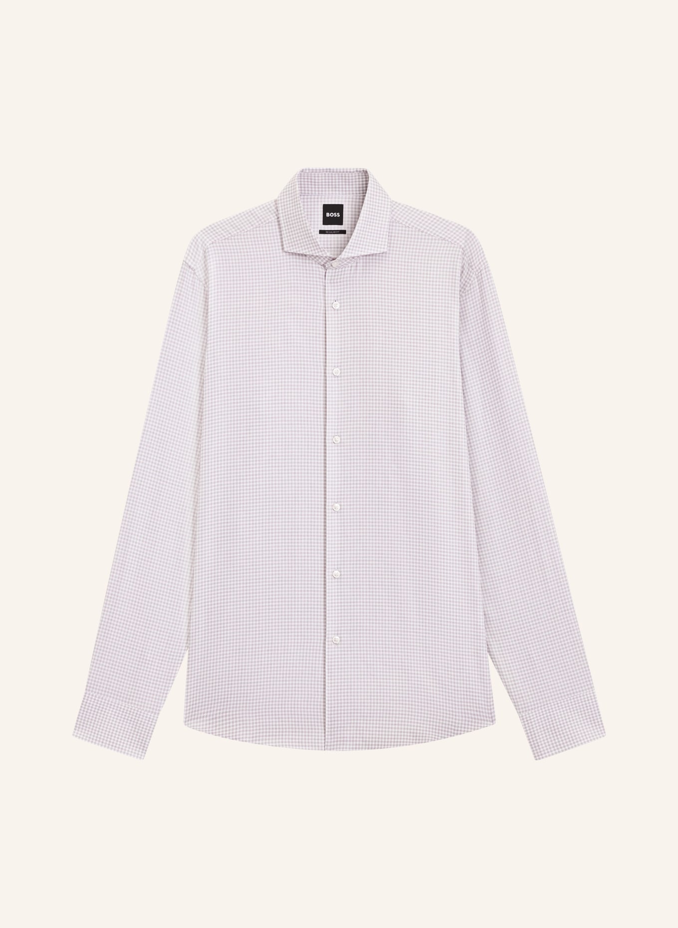 BOSS Overhemd JOE Regular Fit: BRUIN / WIT