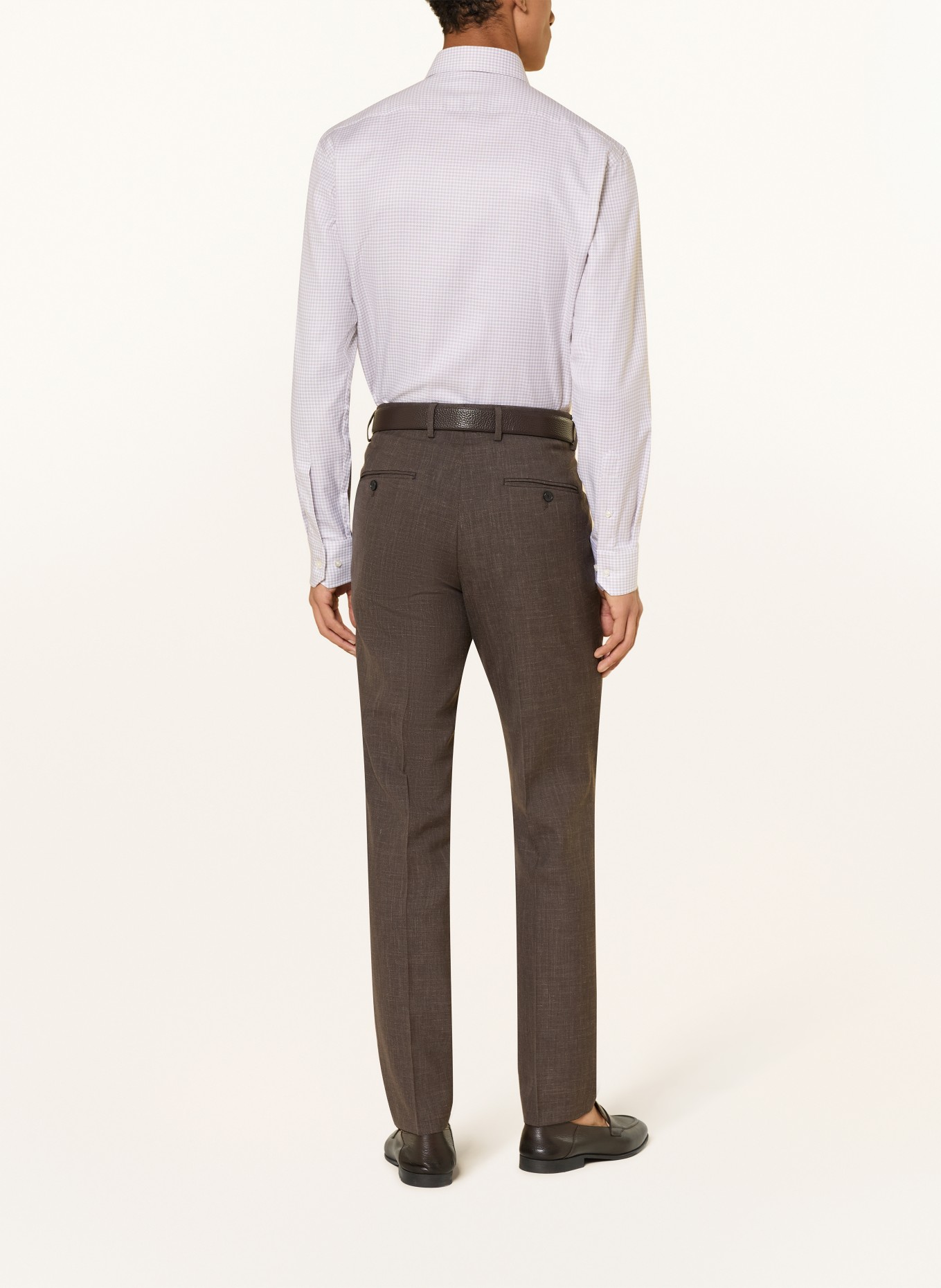 BOSS Overhemd JOE Regular Fit: BRUIN / WIT