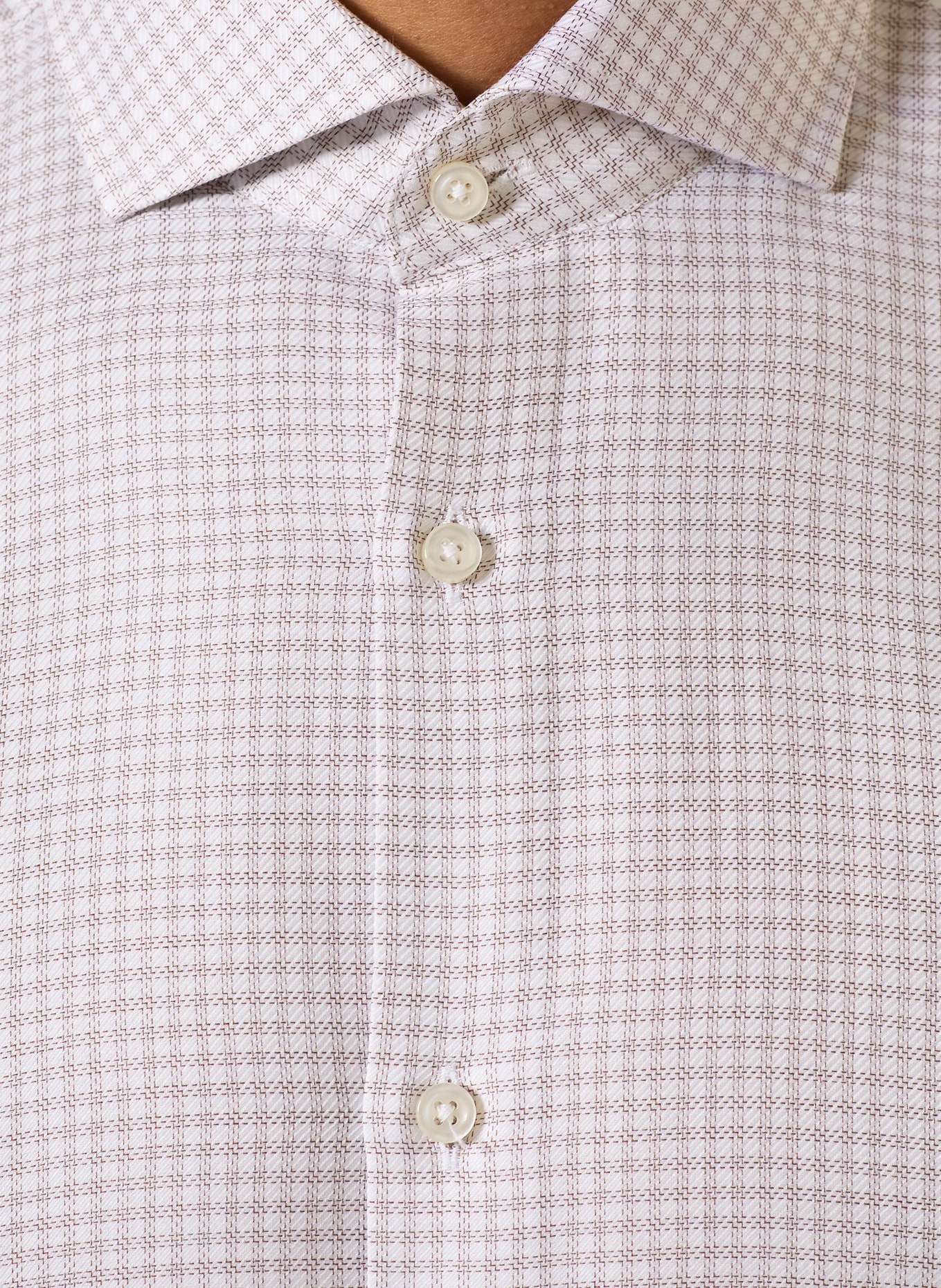 BOSS Overhemd JOE Regular Fit: BRUIN / WIT