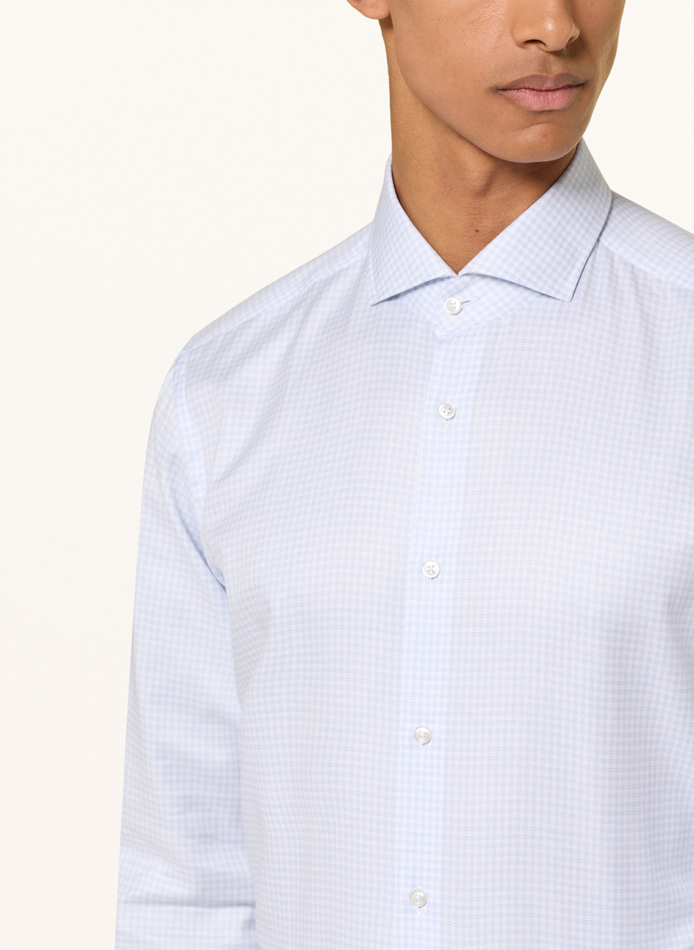 BOSS Hemd JOE Regular Fit: HELLBLAU / WEISS