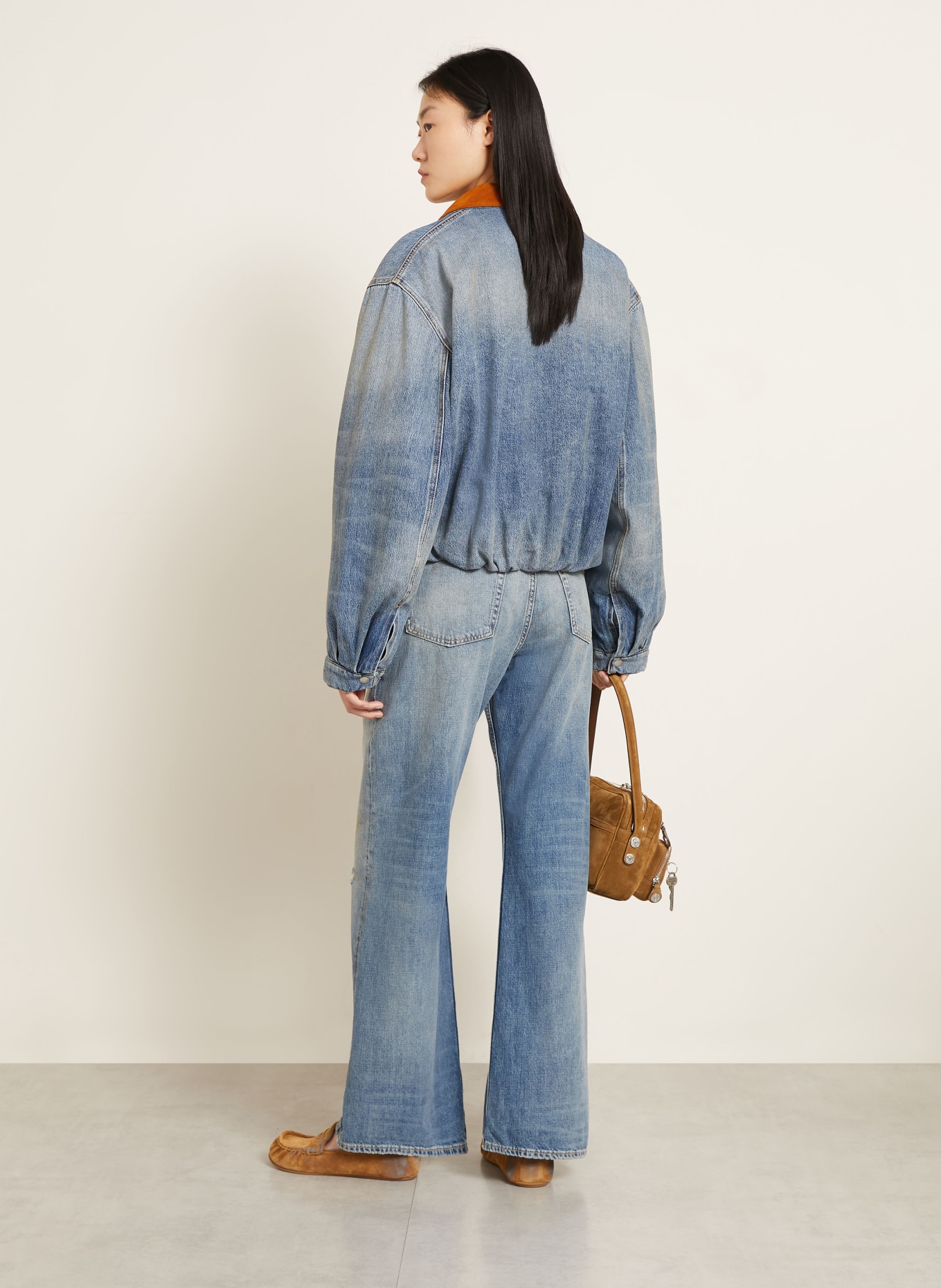 Acne Studios Ripped jeans: 863 MID BLUE