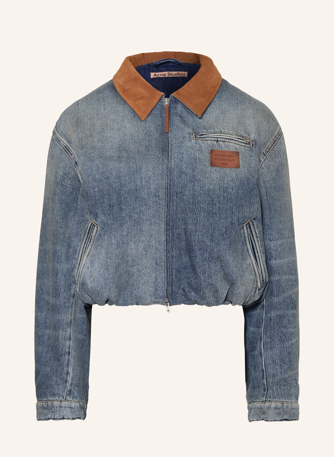 Acne Studios denim jacket: AUZ MID BLUE