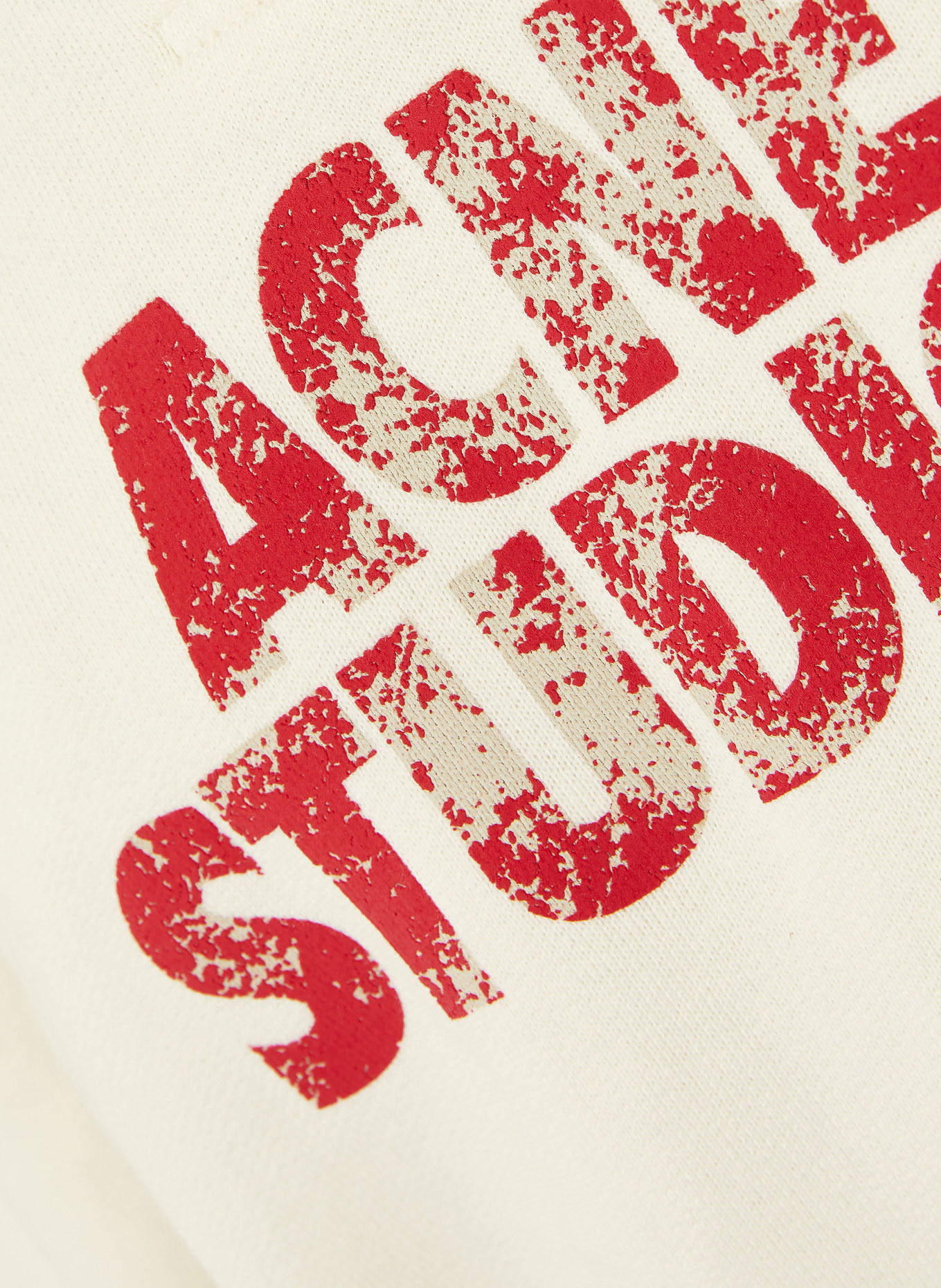 Acne Studios sweatshirt: CRÈME / ROOD