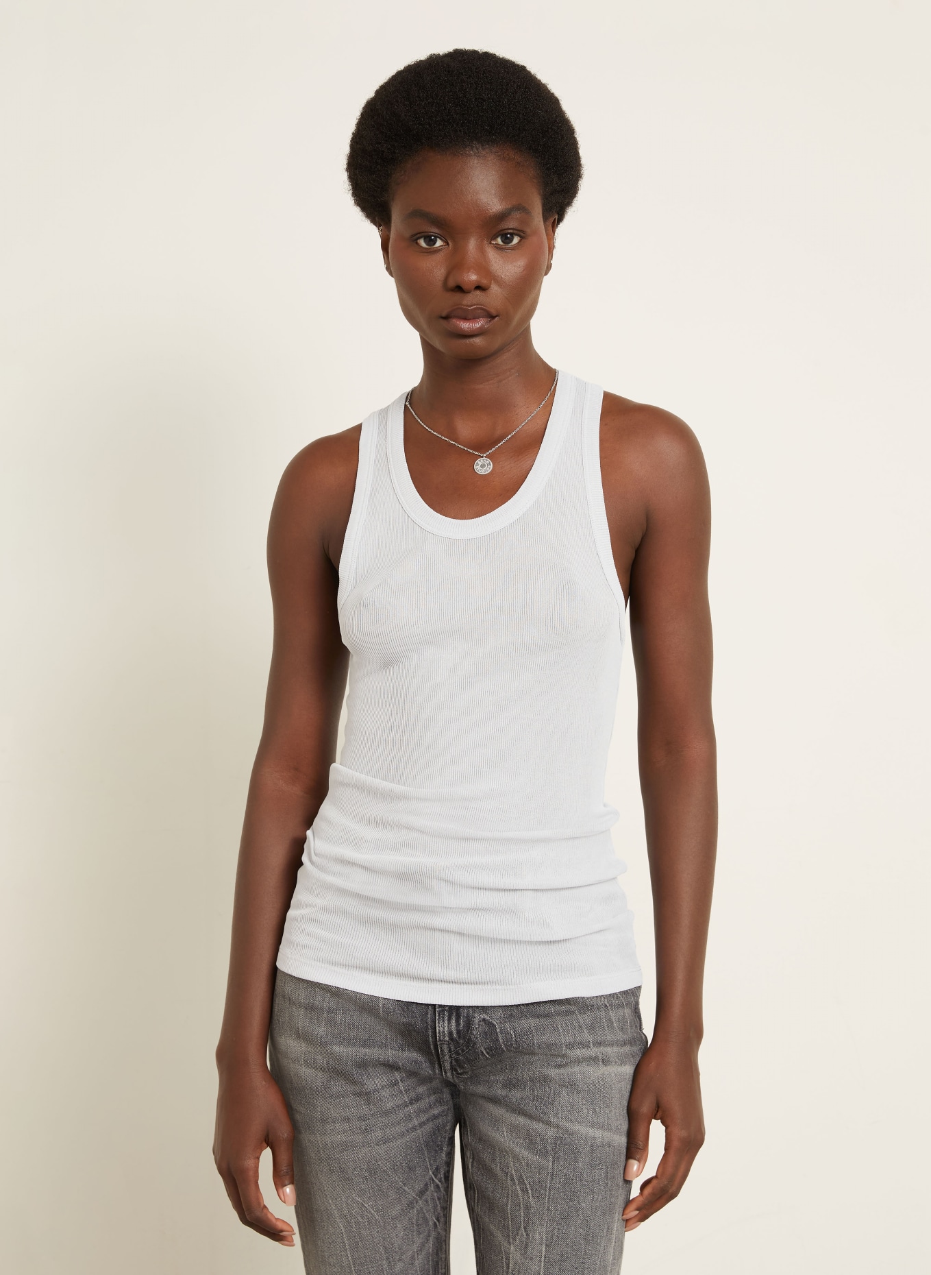 Acne Studios Haut: GRIS CLAIR
