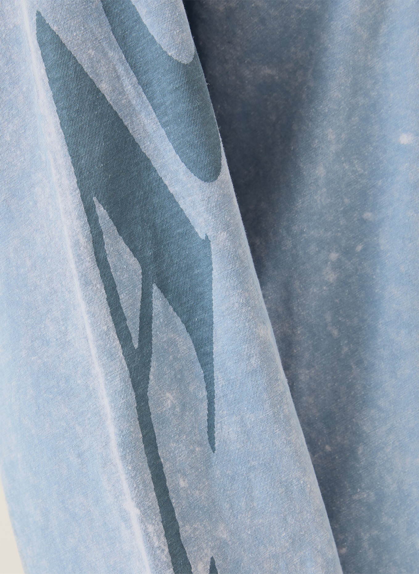 Acne Studios T-shirt met lange mouwen: LICHTBLAUW / BLAUWGRIJS