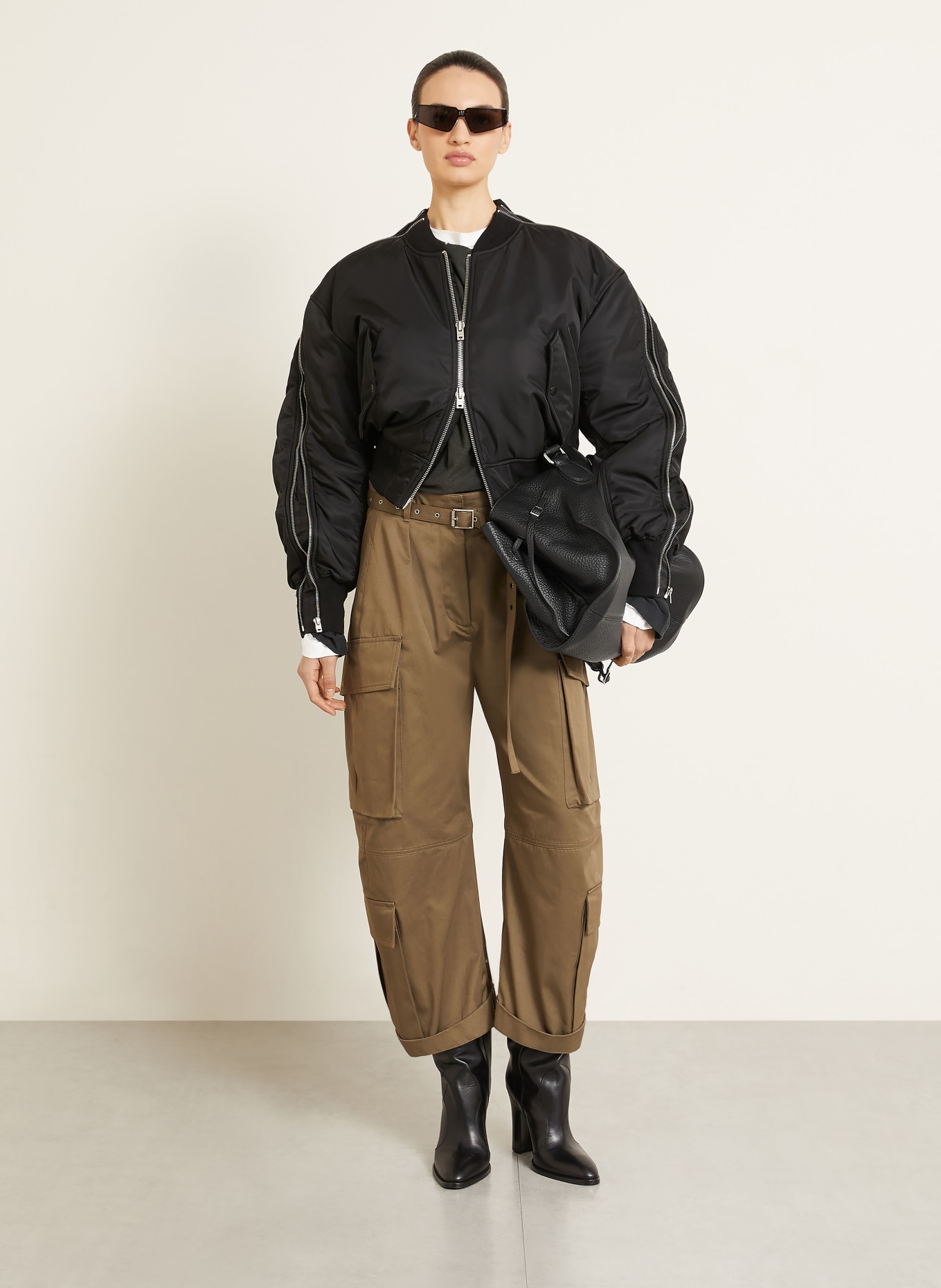 Acne Studios Blouson: ZWART