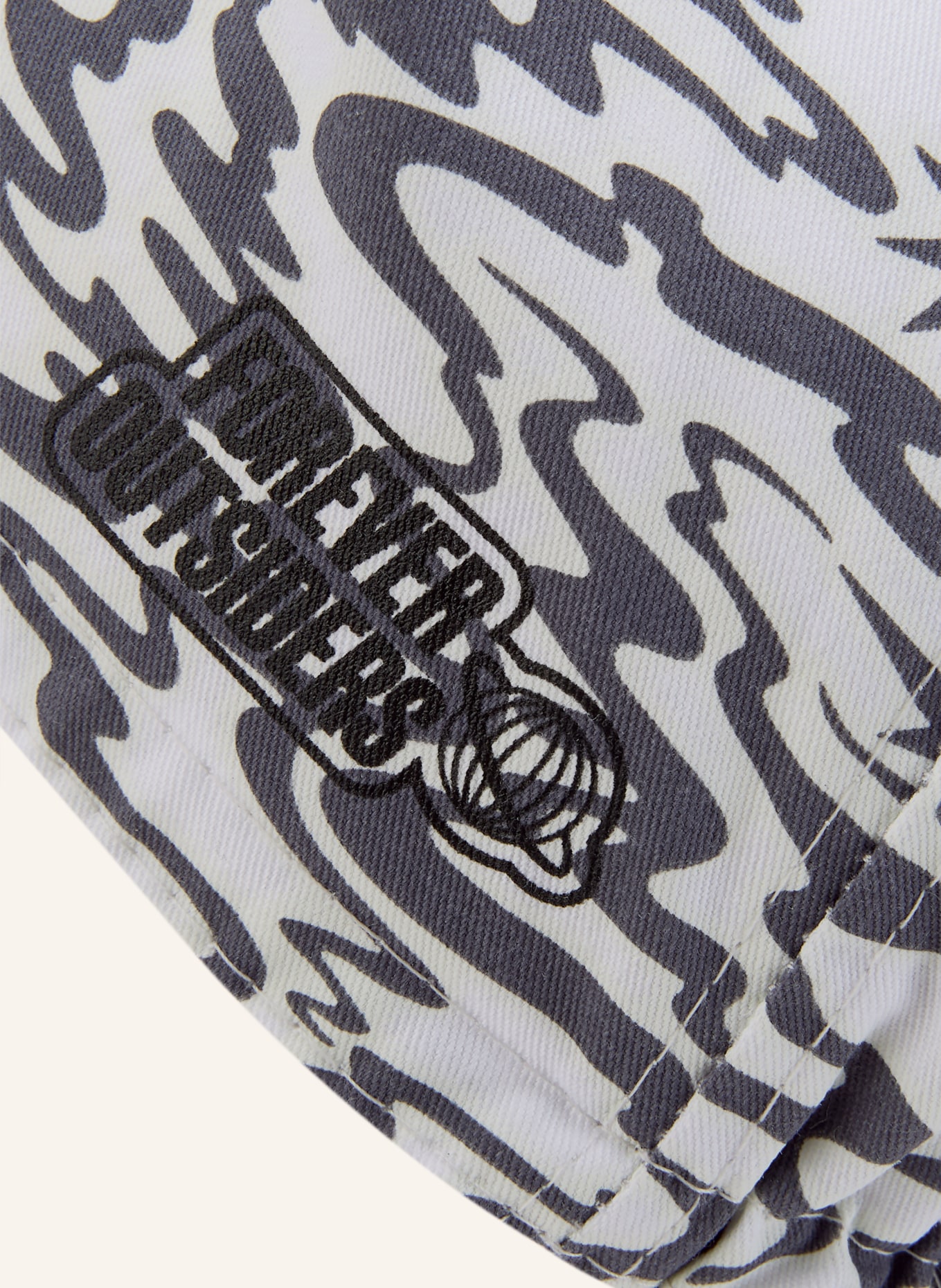 CAFÉ DU CYCLISTE Cap GAPETTE: DONKERGRIJS / WIT