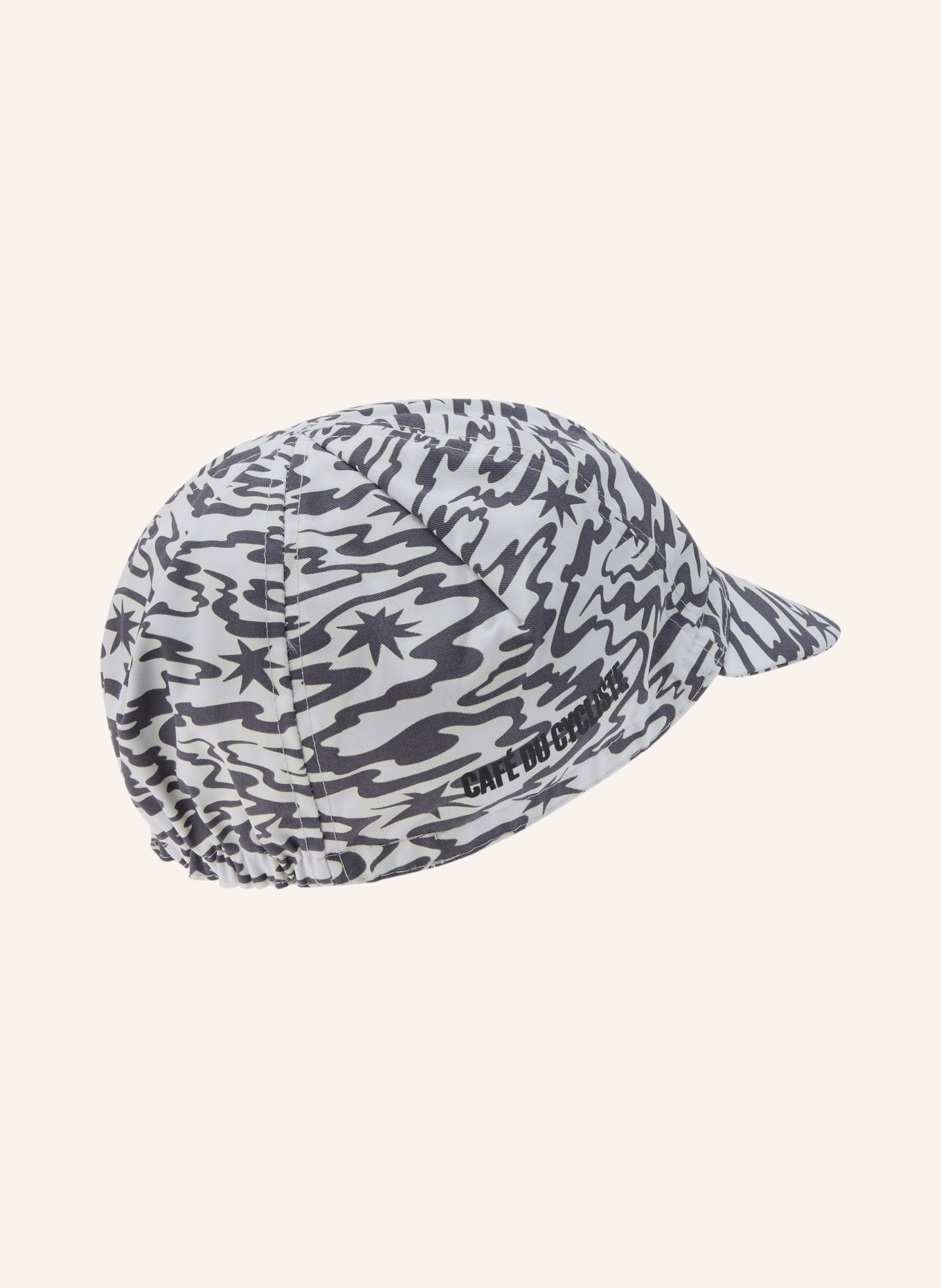 CAFÉ DU CYCLISTE Cap GAPETTE: DONKERGRIJS / WIT