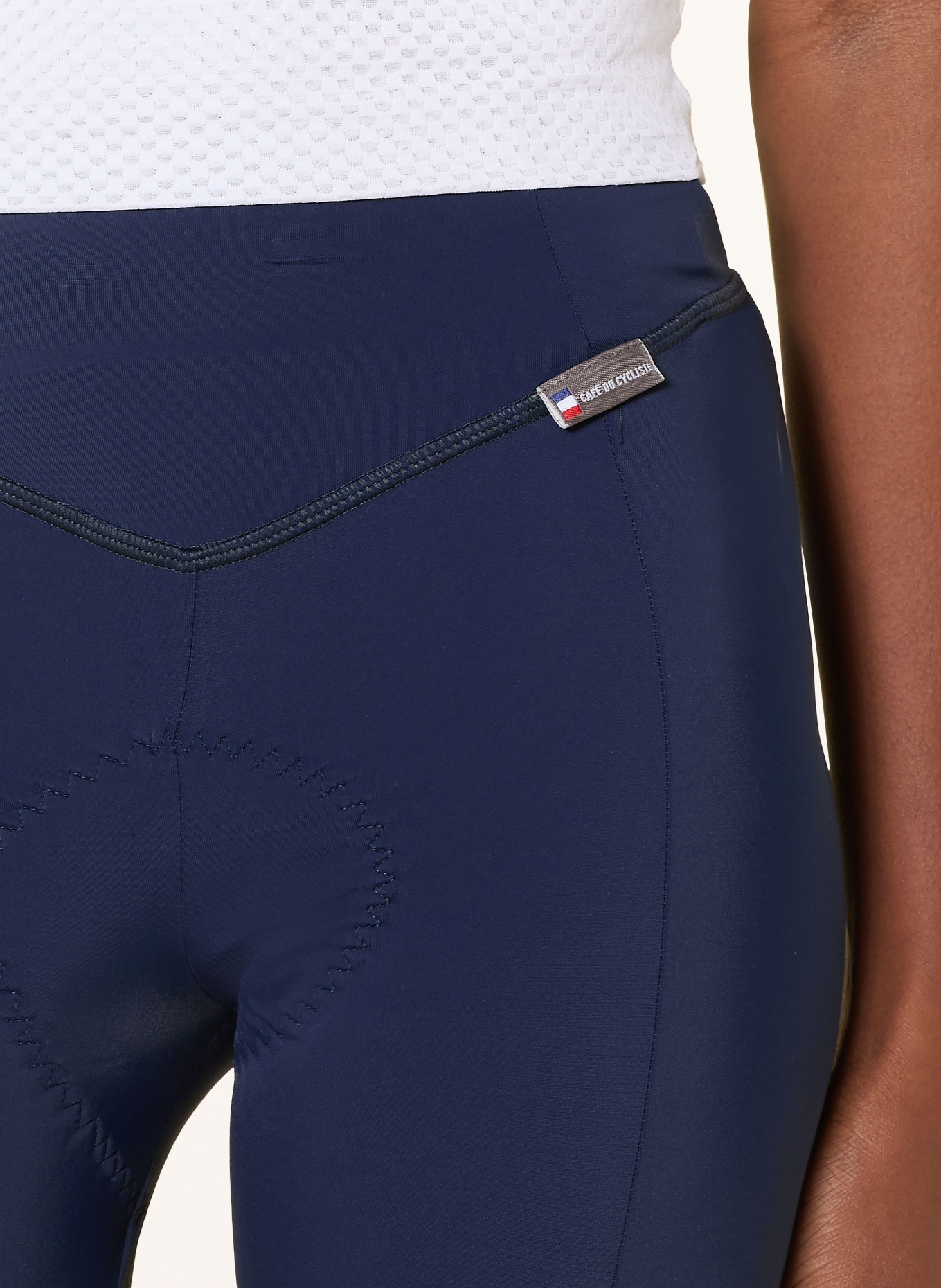 CAFÉ DU CYCLISTE Radhose mit gepolstertem Einsatz: DUNKELBLAU