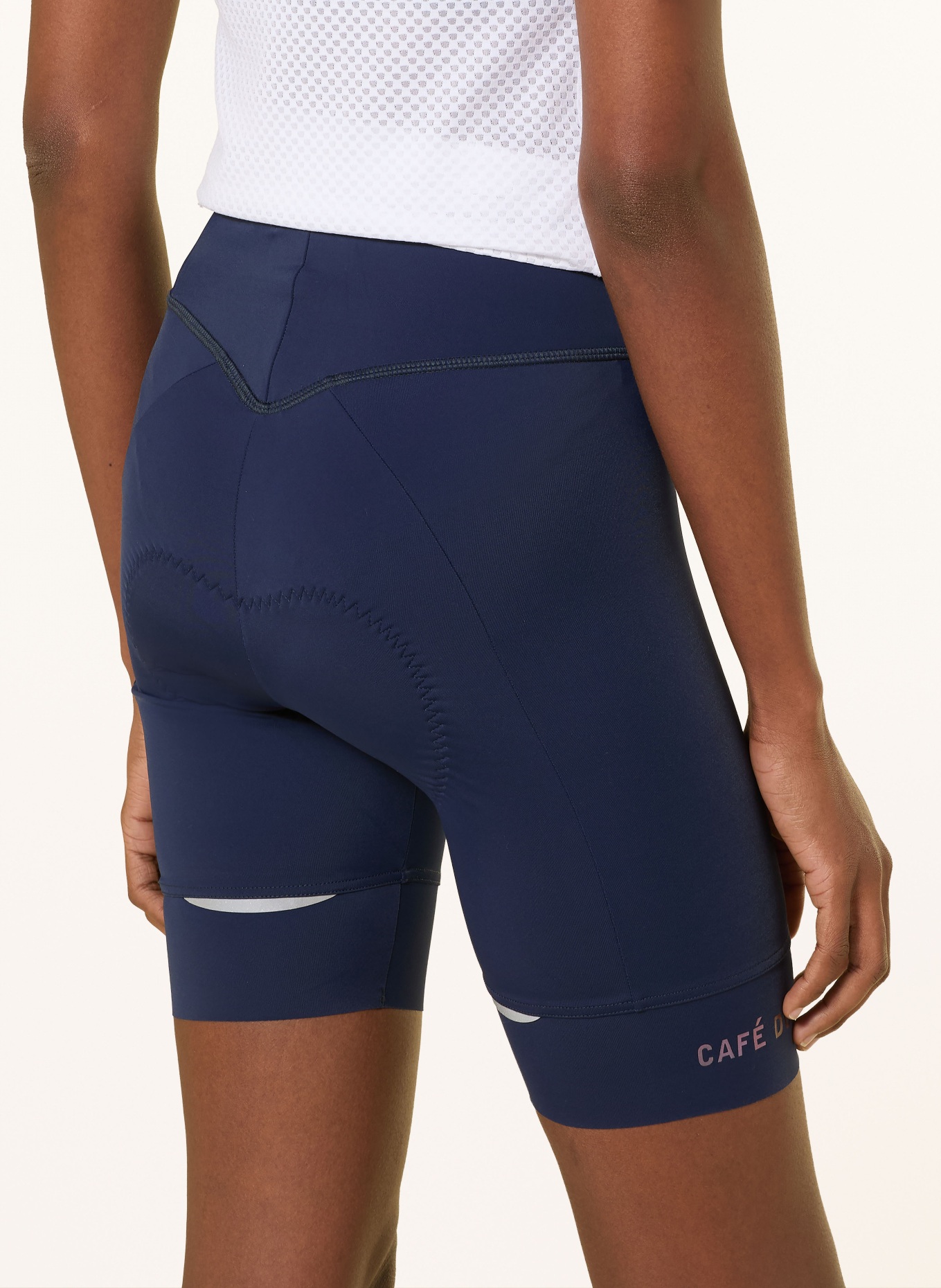 CAFÉ DU CYCLISTE Radhose mit gepolstertem Einsatz: DUNKELBLAU