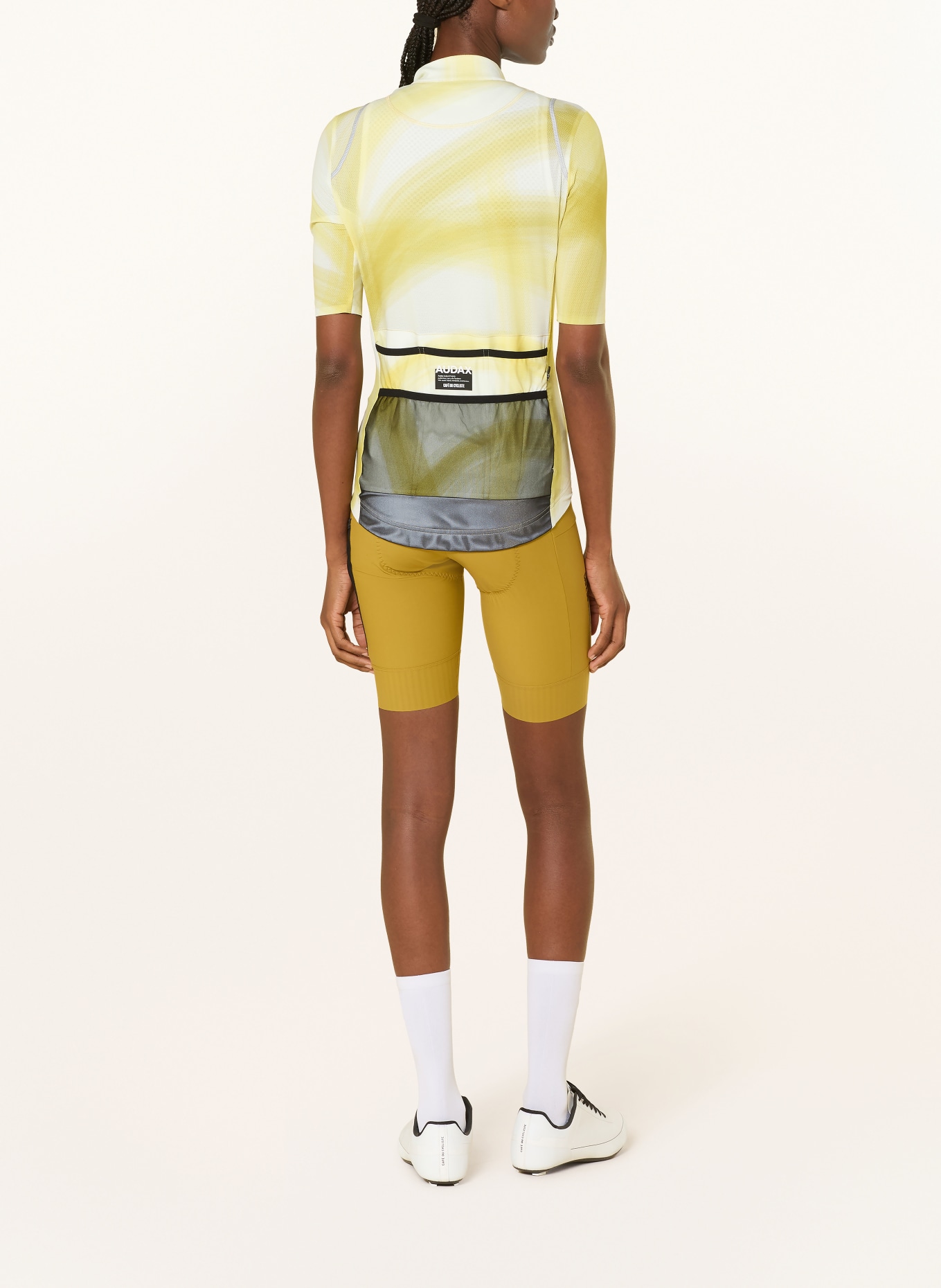 CAFÉ DU CYCLISTE Fietsshirt MONA: LICHTGEEL / GEEL