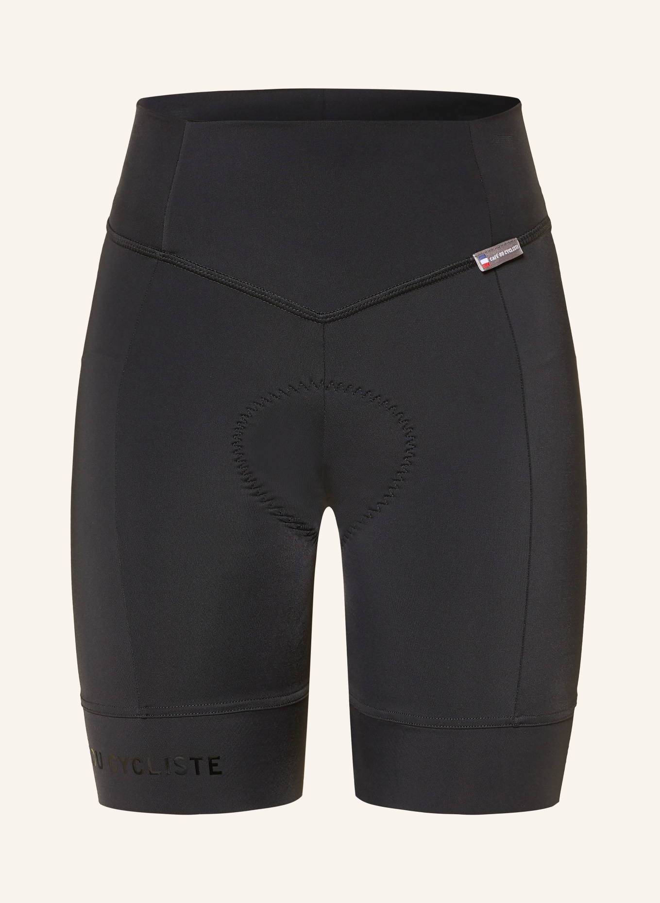 CAFÉ DU CYCLISTE Pantaloni de ciclism cu inserții căptușite: NEGRU
