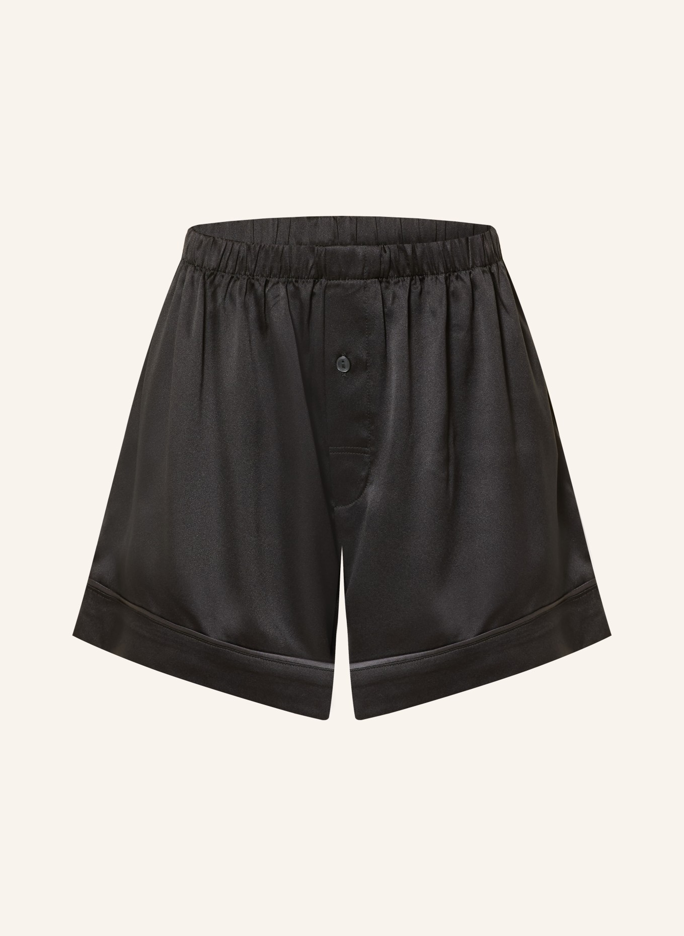 Calvin Klein Slaapshort SATIN SHEEN van satijn: ZWART / DONKERGRIJS