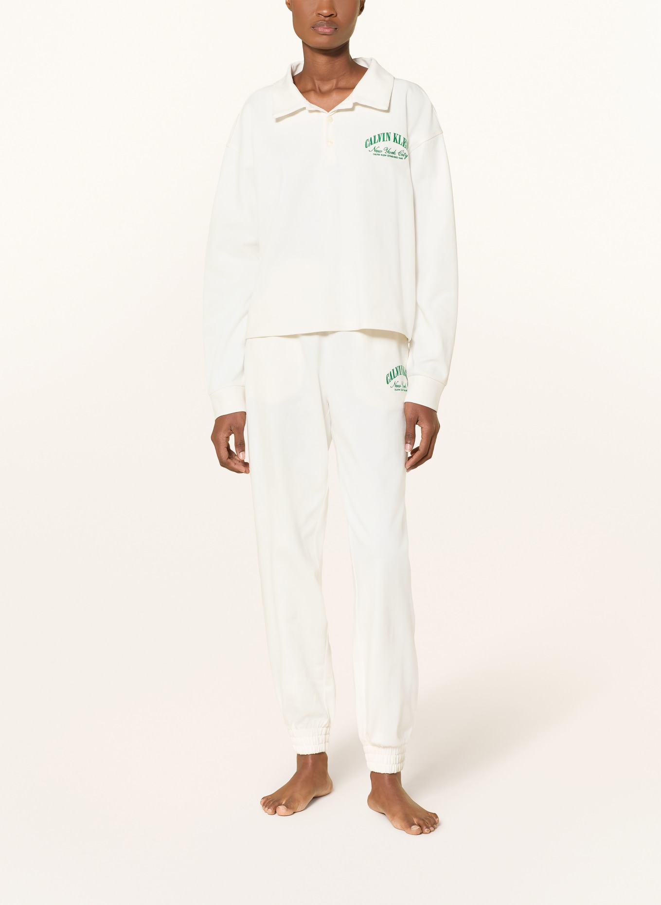 Calvin Klein Lounge-Shirt: WEISS