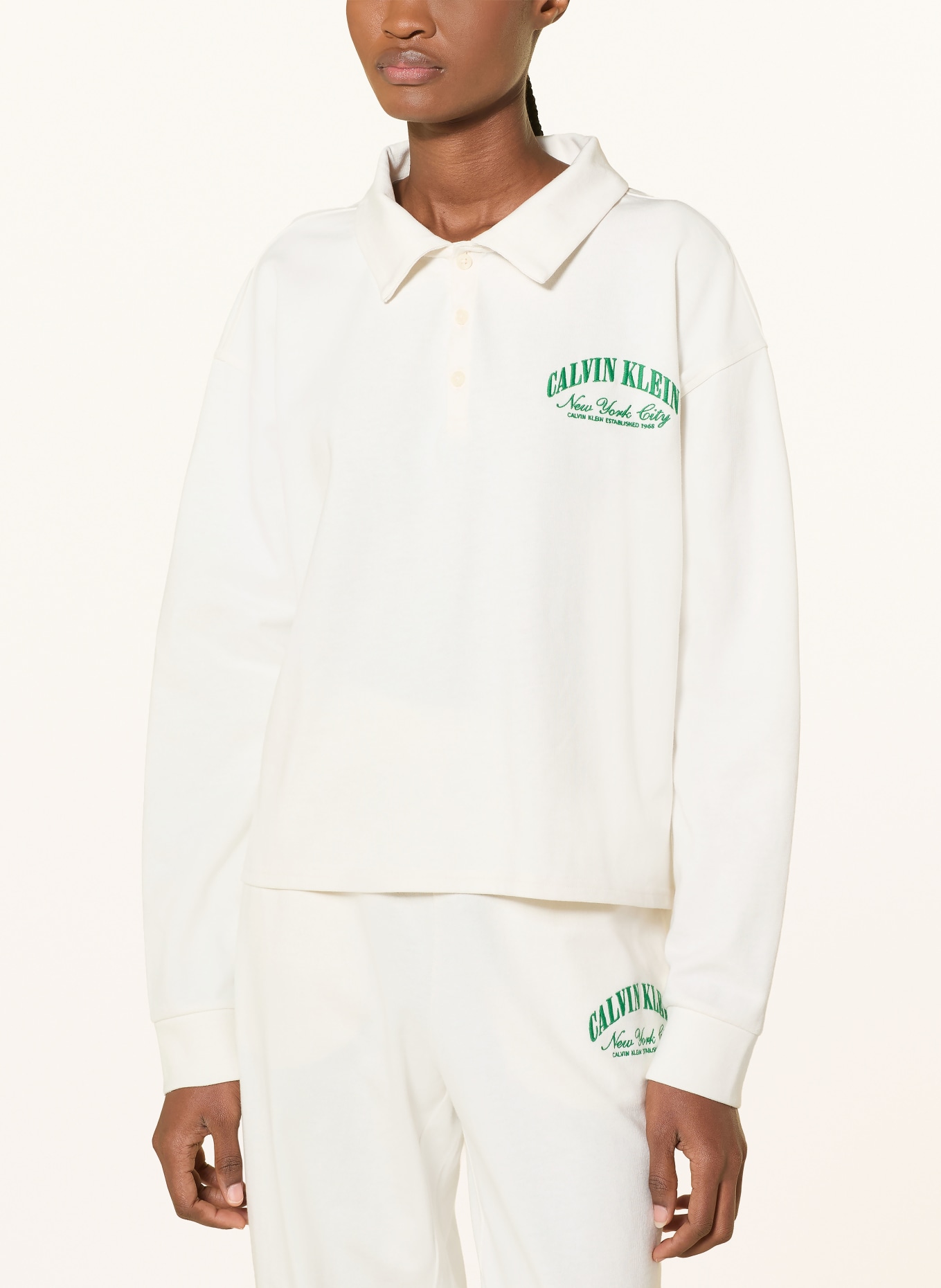 Calvin Klein Lounge-Shirt: WEISS